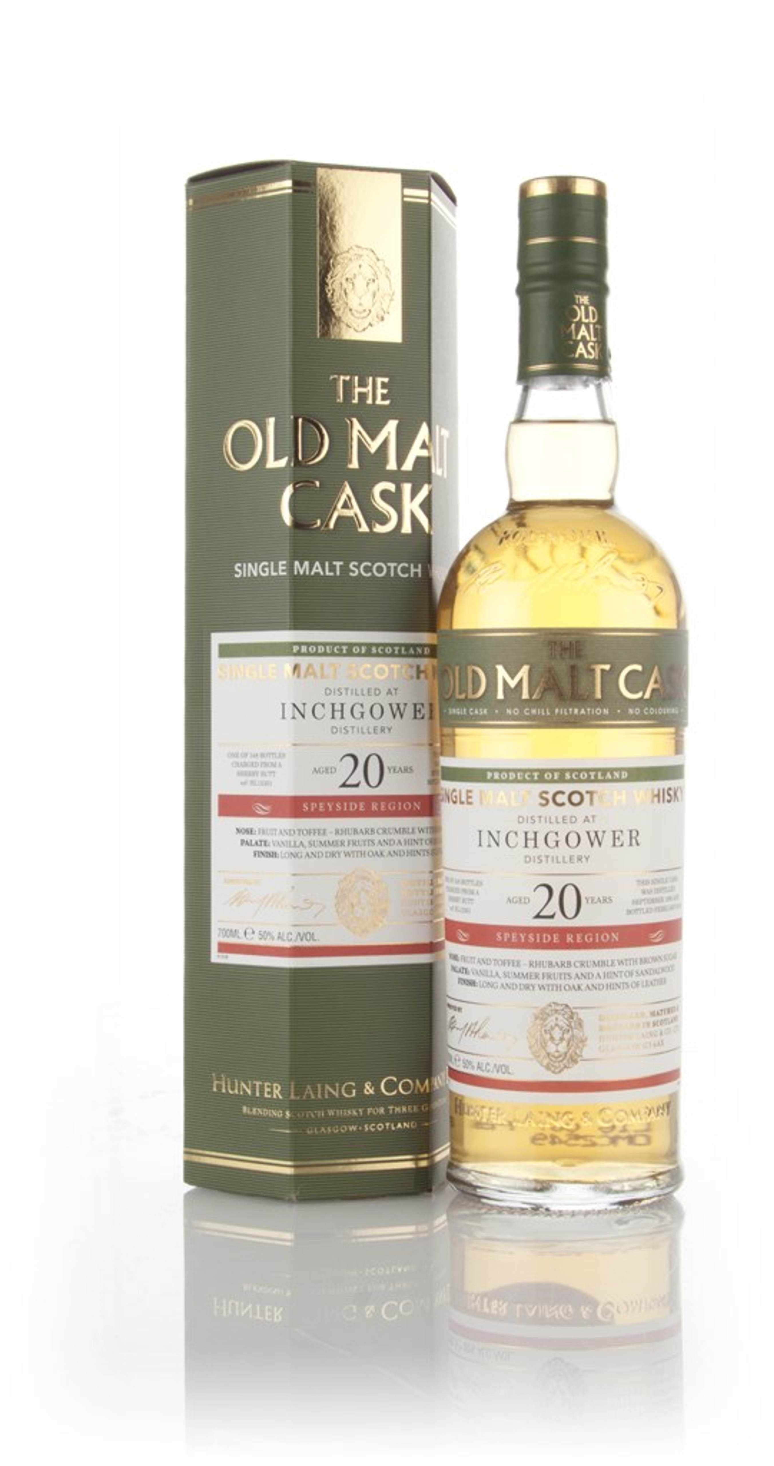 Inchgower 20 Year Old 1995 (cask 12301) - Old Malt Cask (Hunter Laing) 70cl
