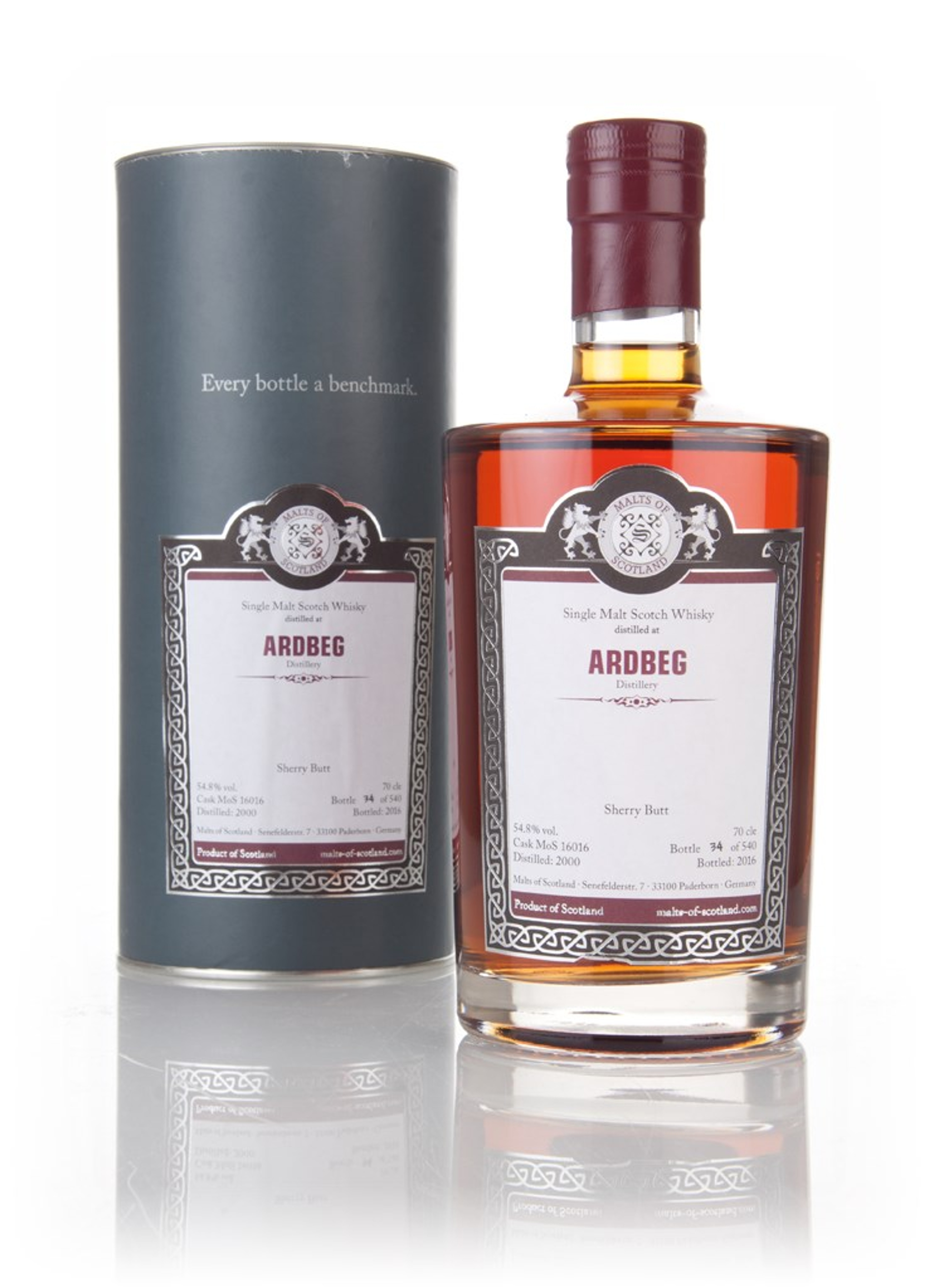 Ardbeg 2000 (bottled 2016) (cask 16016) - Malts of Scotland 70cl