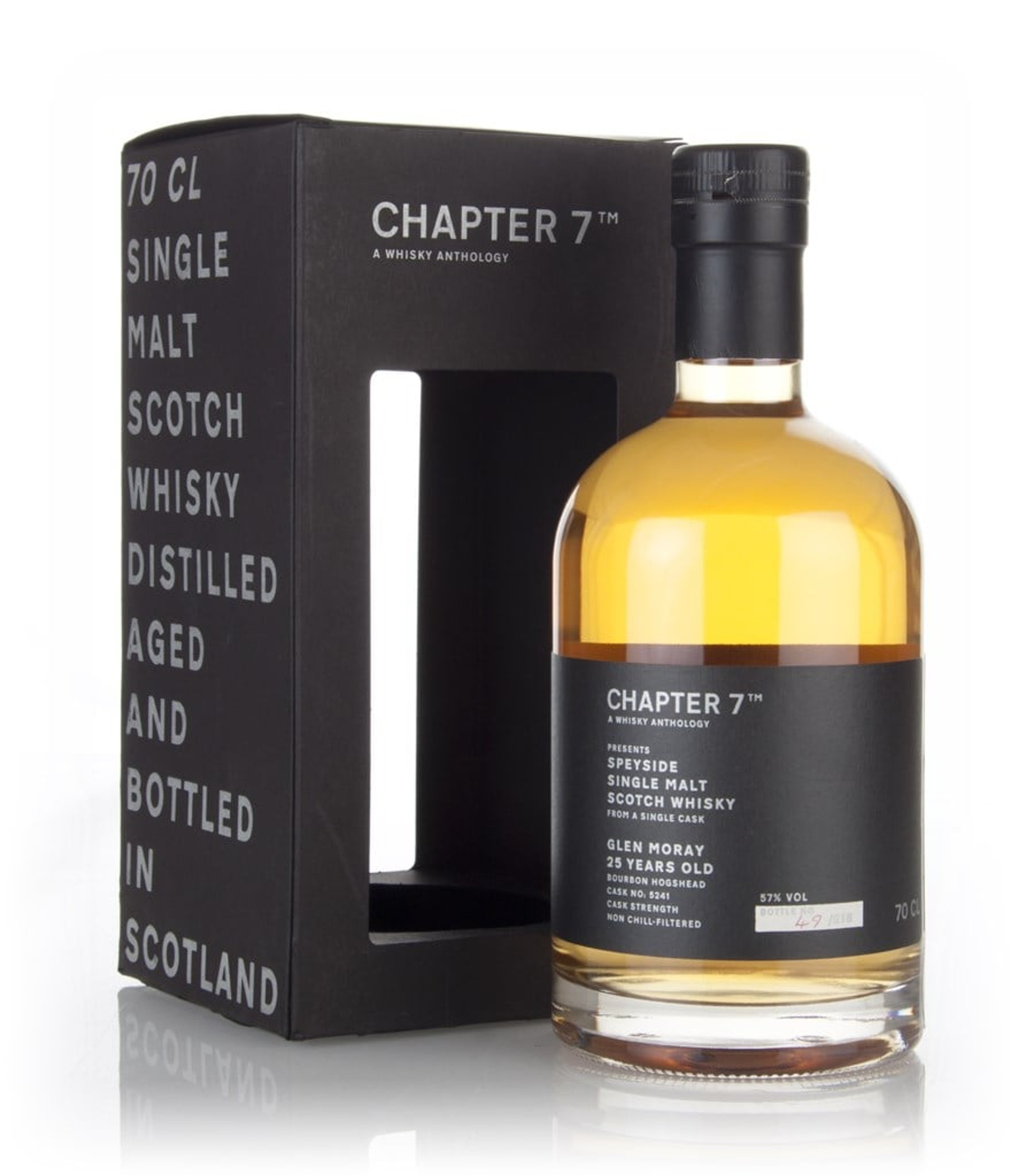 Glen Moray 25 Year Old (cask 5241) - Chapter 7 70cl