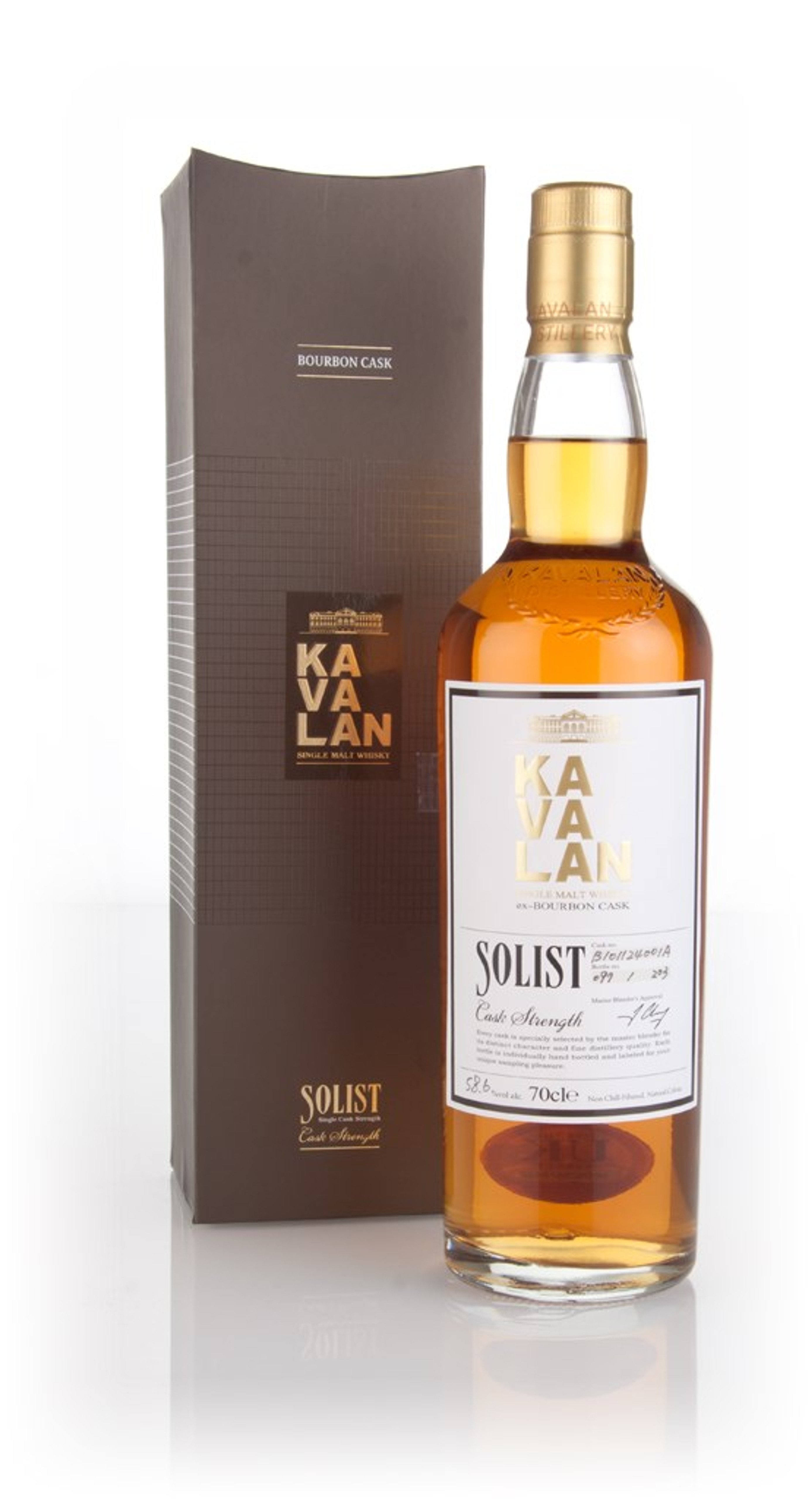 Kavalan Solist ex-Bourbon Cask (58.6%) 70cl