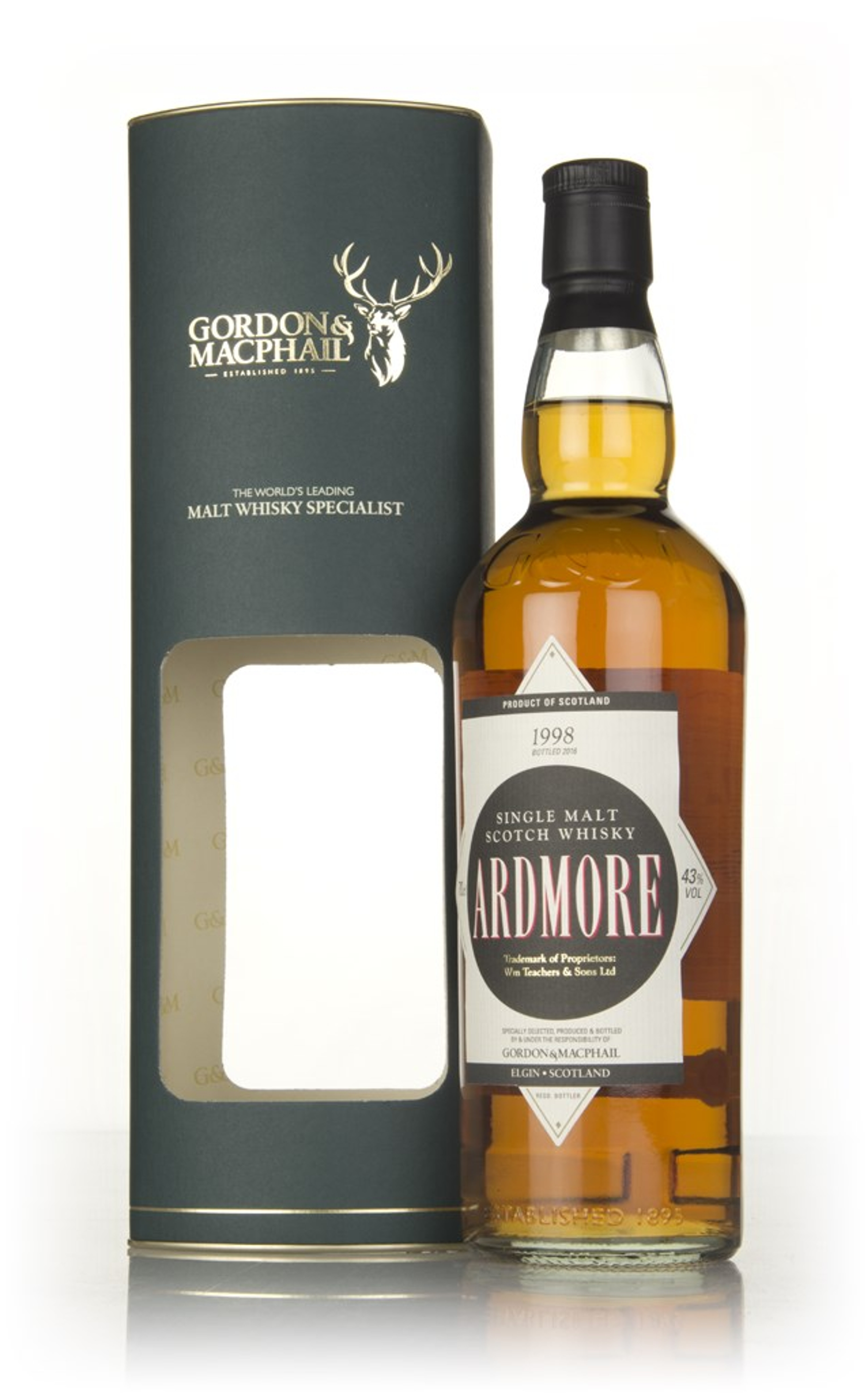 Ardmore 1998 (bottled 2016) - Gordon & MacPhail 70cl
