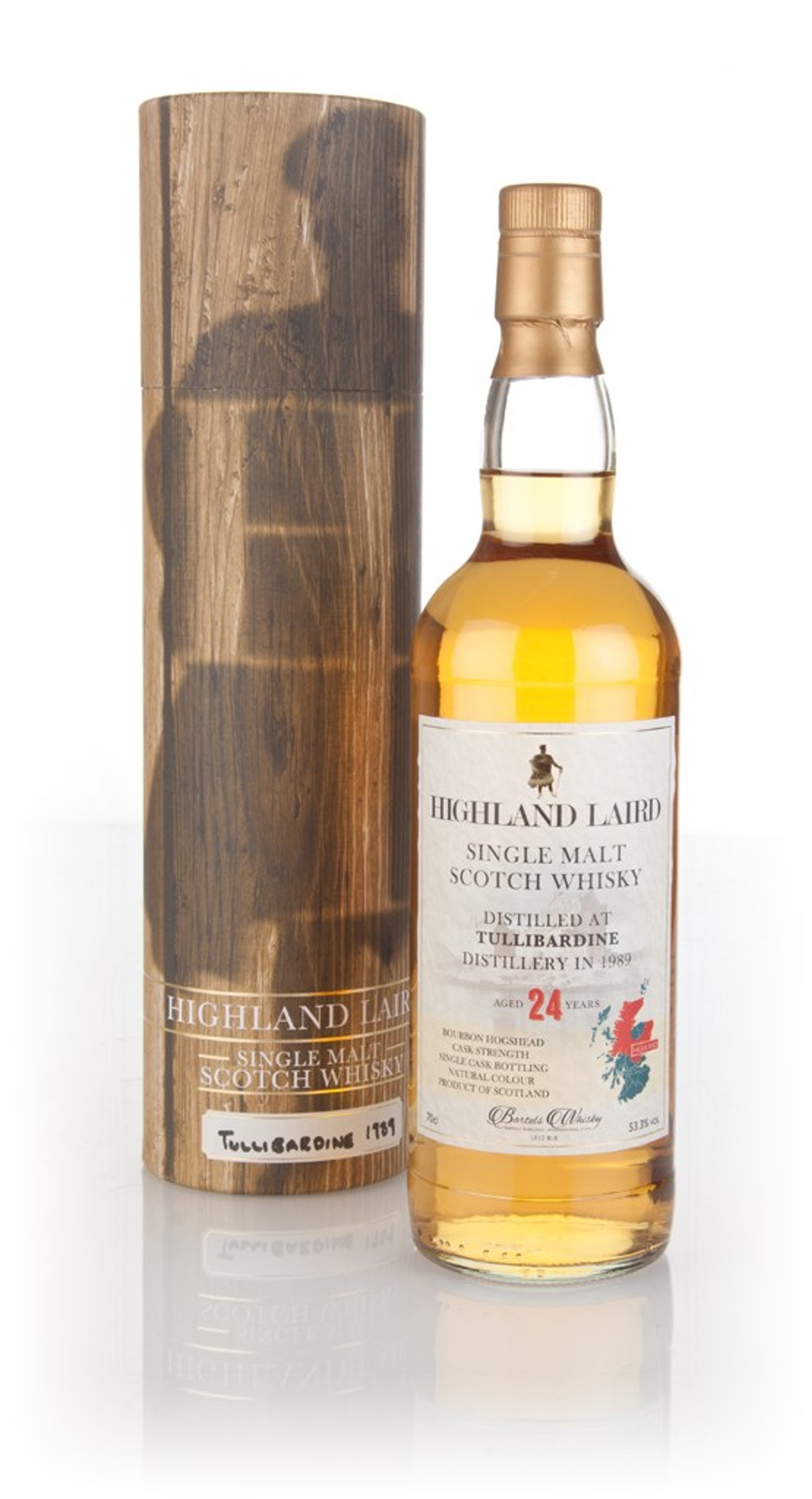 Tullibardine 24 Year Old 1989 - Highland Laird (Bartels Whisky) 70cl
