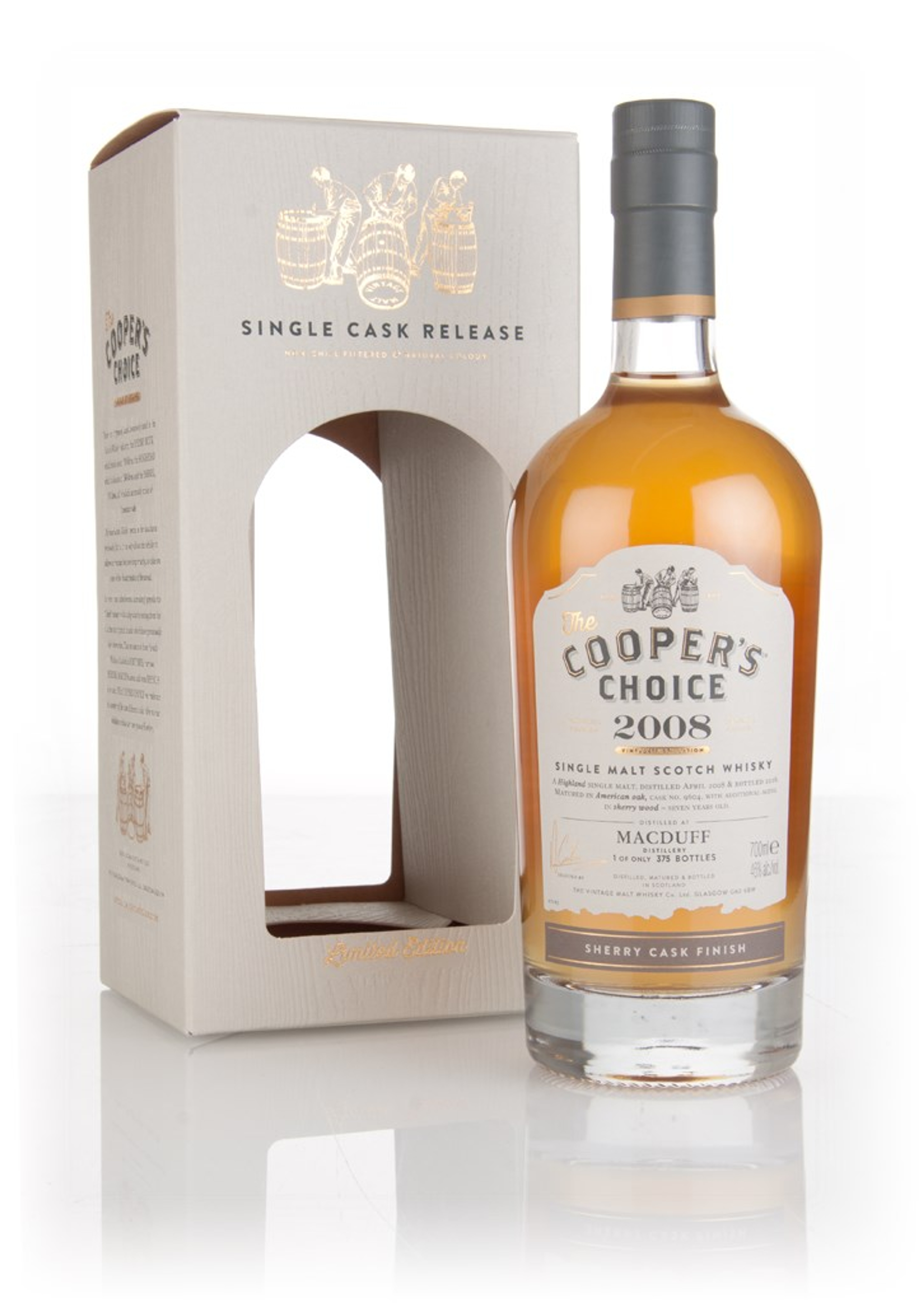 Macduff 7 Year Old 2008 (cask 9604) - The Cooper's Choice (The Vintage Malt Whisky Co.) 70cl