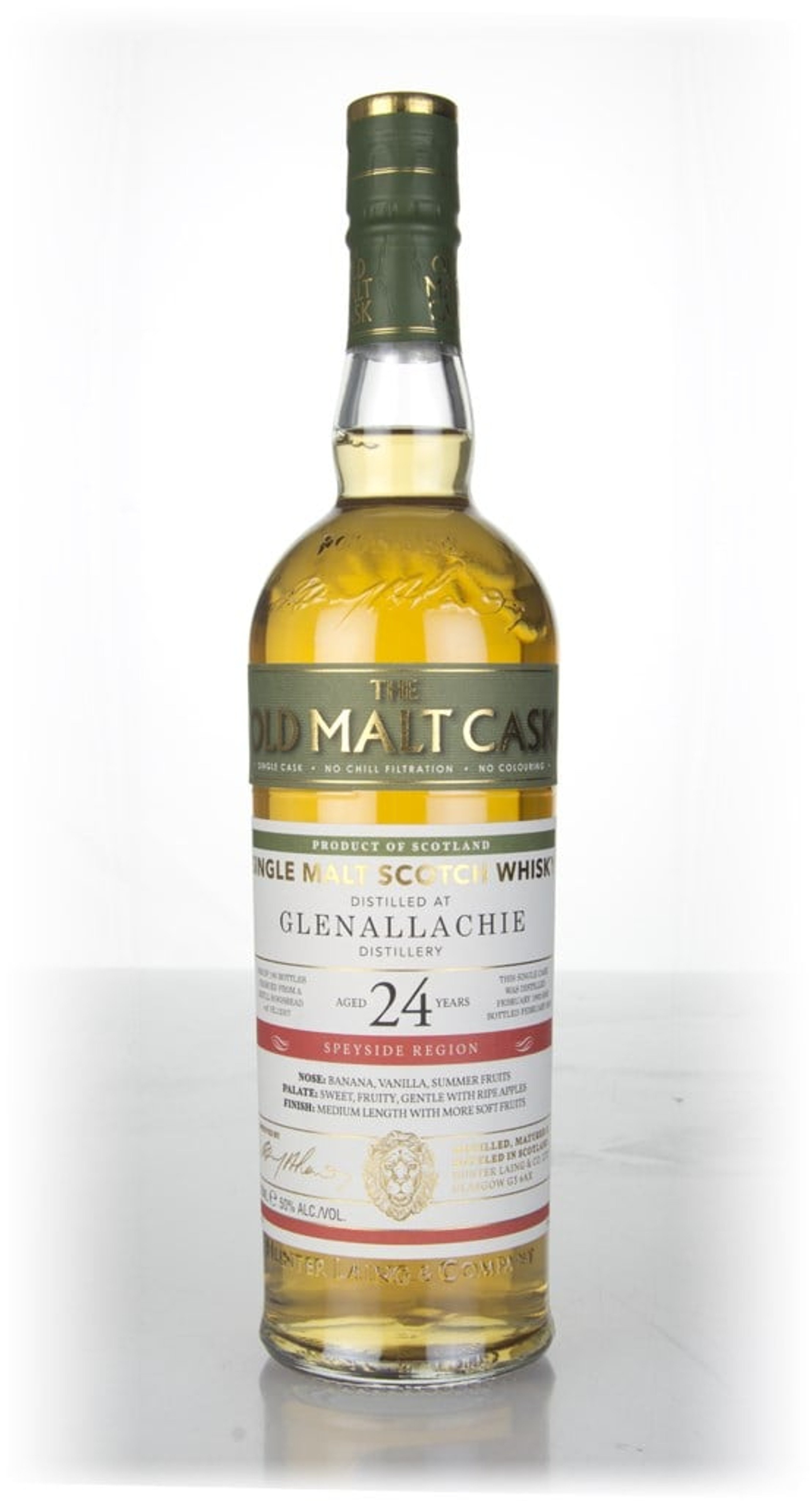 Glenallachie 24 Year Old 1992 (cask 12307) - Old Malt Cask (Hunter Laing) 70cl