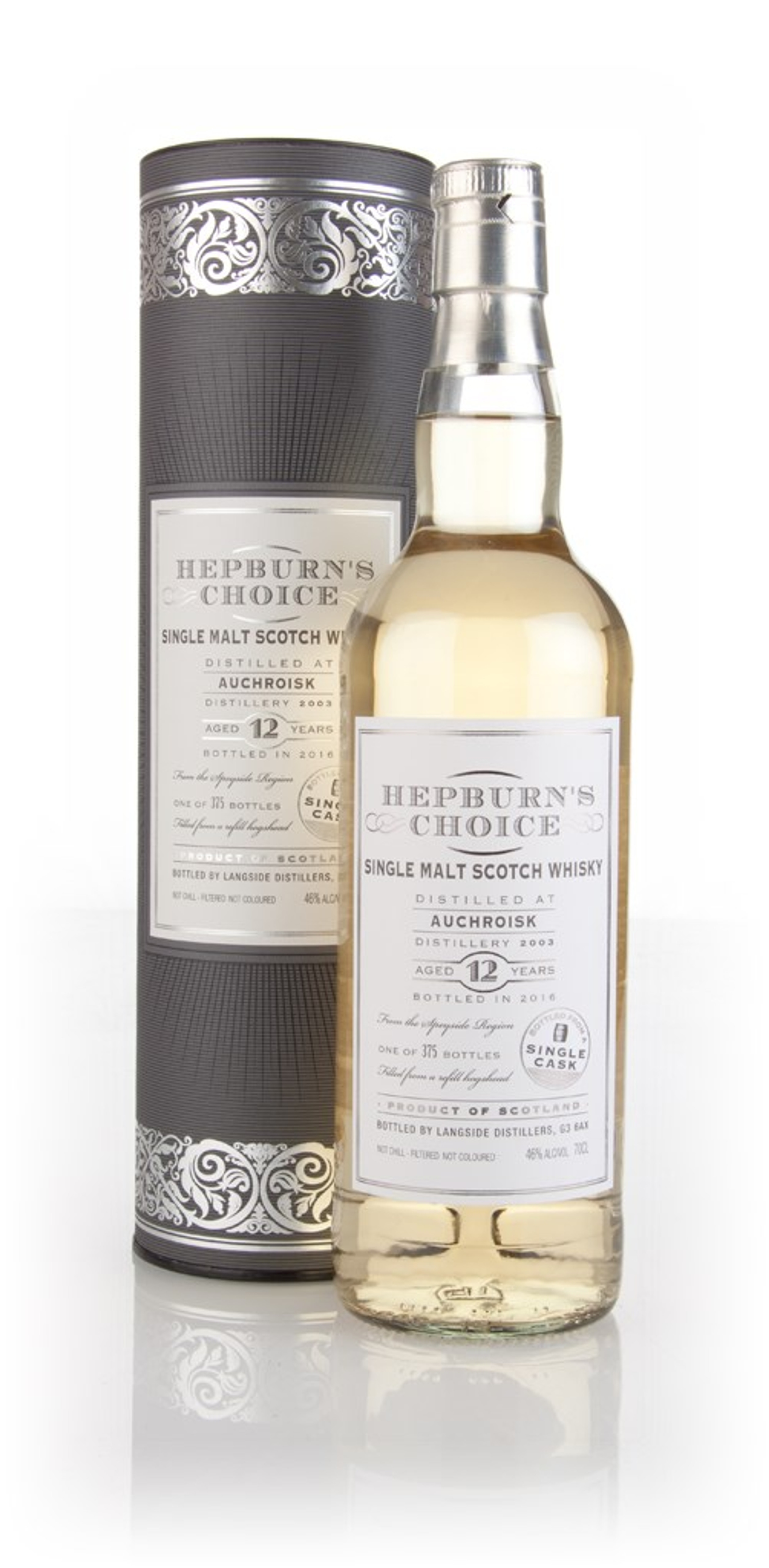 Auchroisk 12 Year Old 2003 - Hepburn's Choice (Langside) 70cl