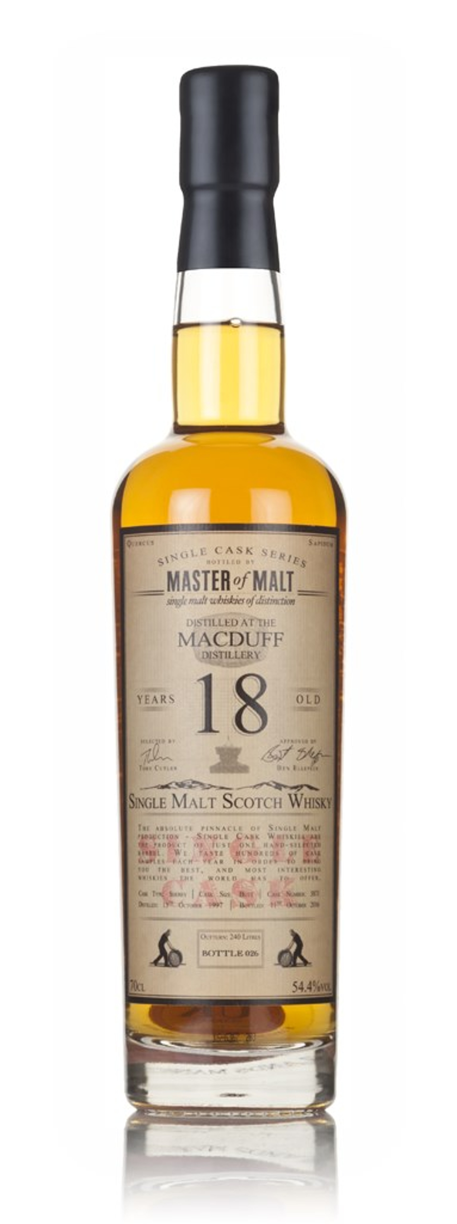 Macduff 18 Year Old 1997 - Single Cask (Master of Malt) 70cl