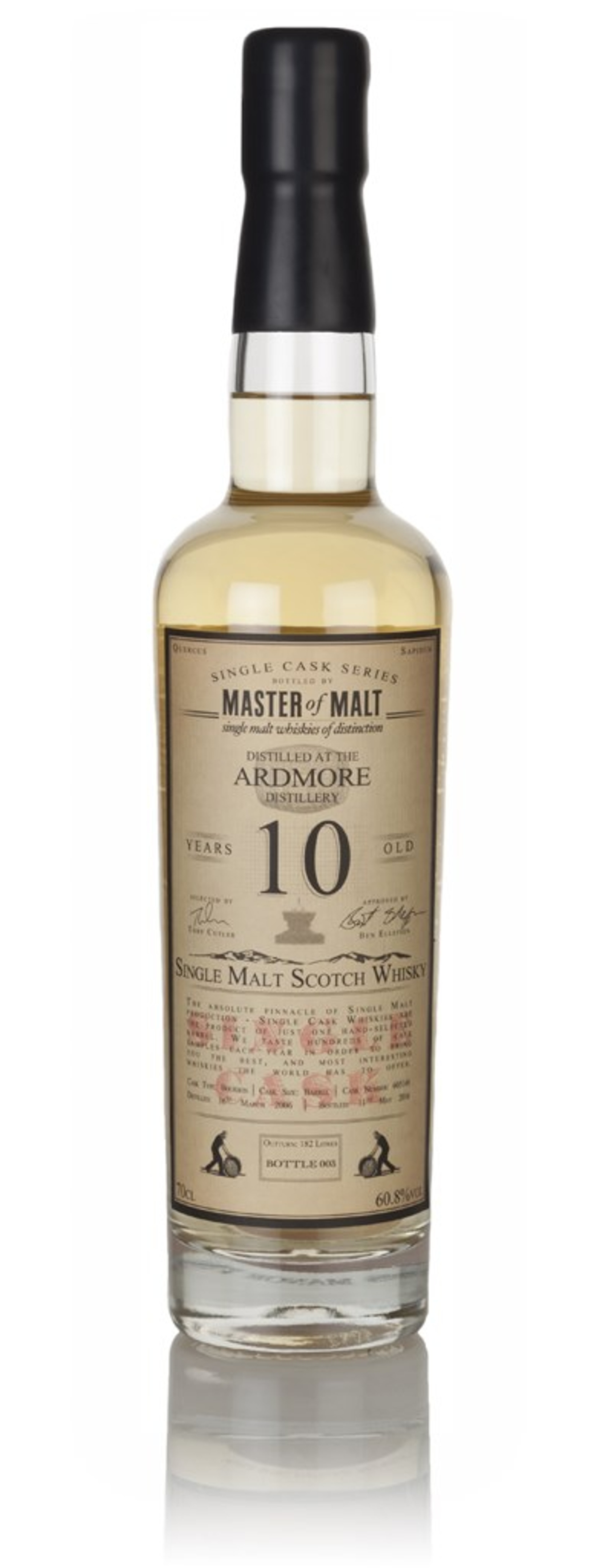 Ardmore 10 Year Old 2006 - Single Cask (Master of Malt) 70cl