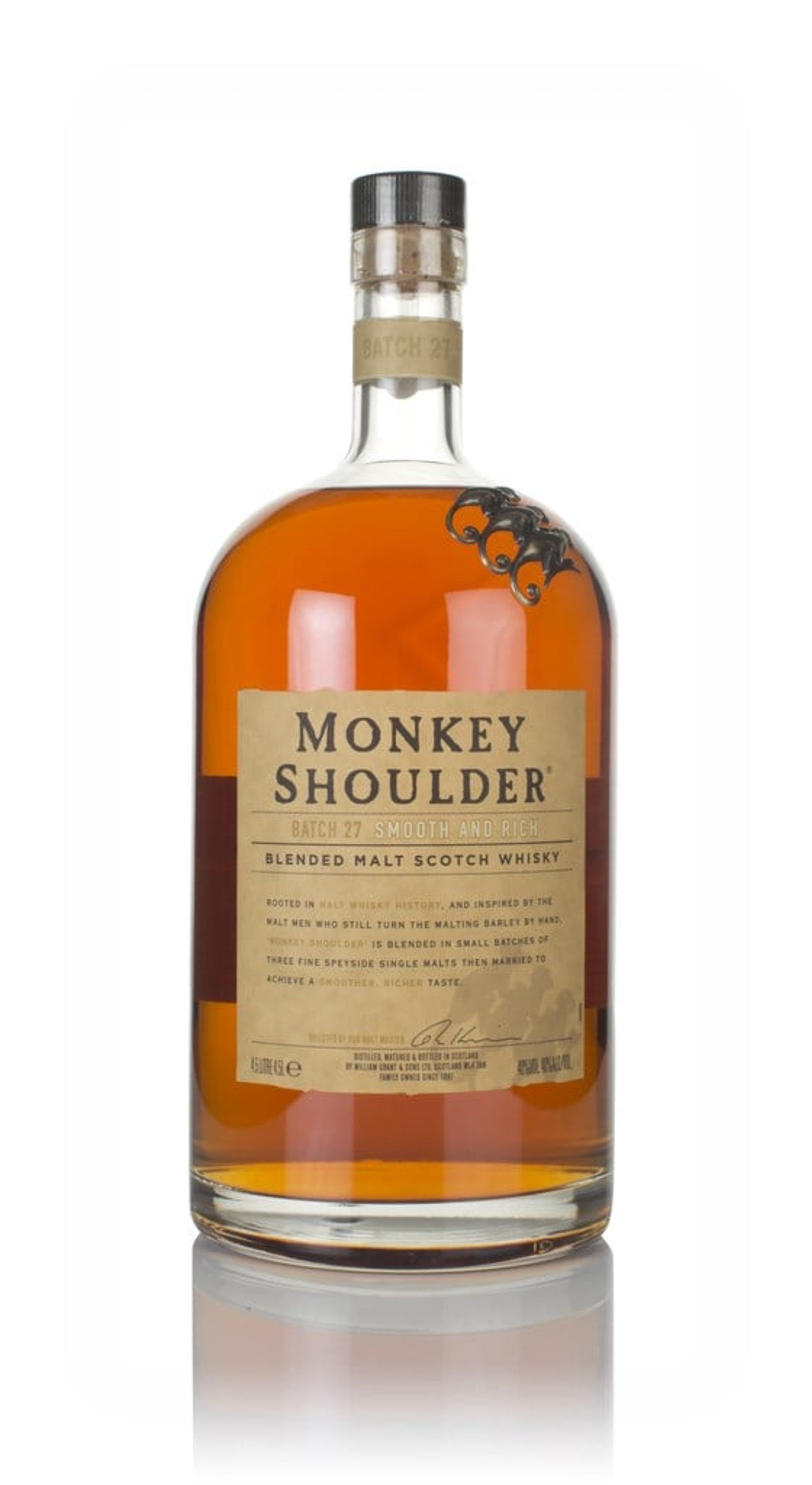 Monkey Shoulder Blended Malt Scotch Whisky (4.5L) 450cl