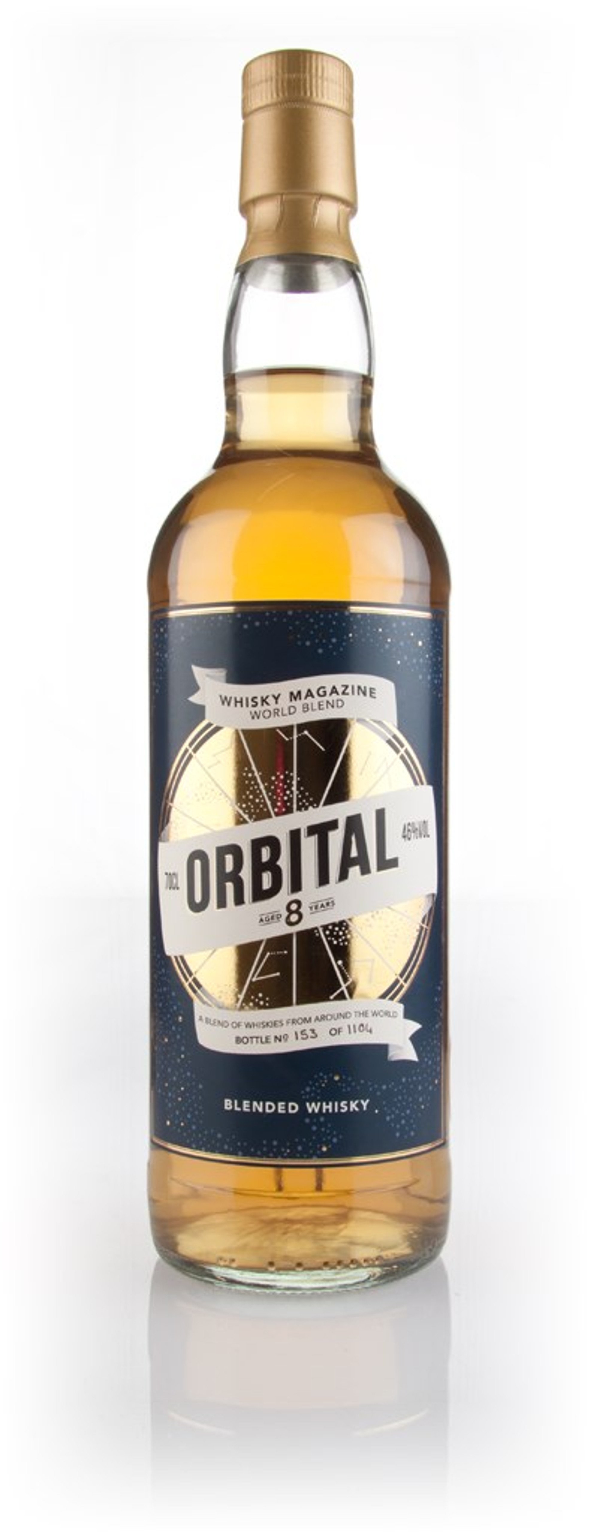 Orbital 8 Year Old Whisky Magazine World Blend 70cl