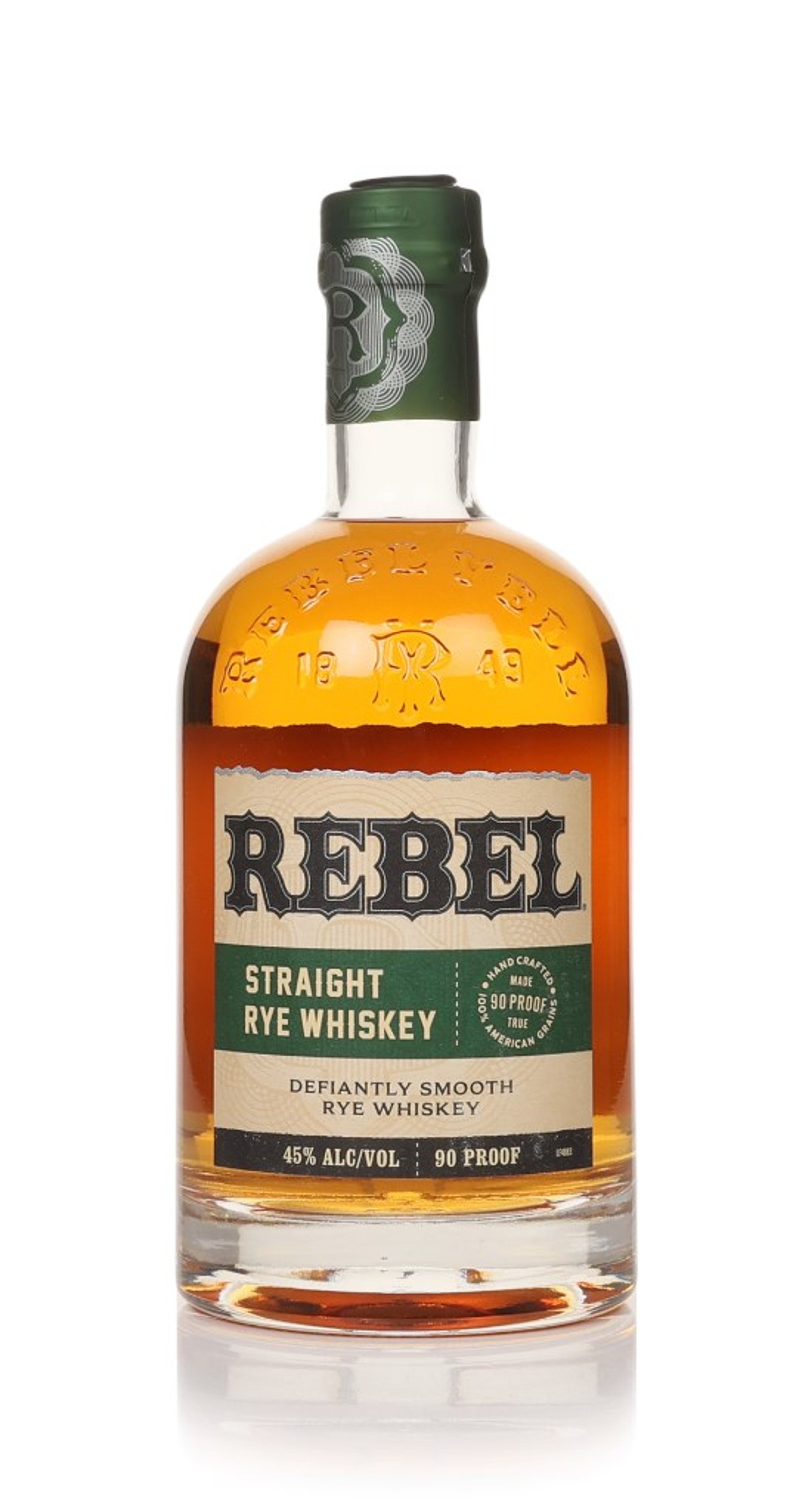 Rebel Yell Straight Rye Whiskey 70cl