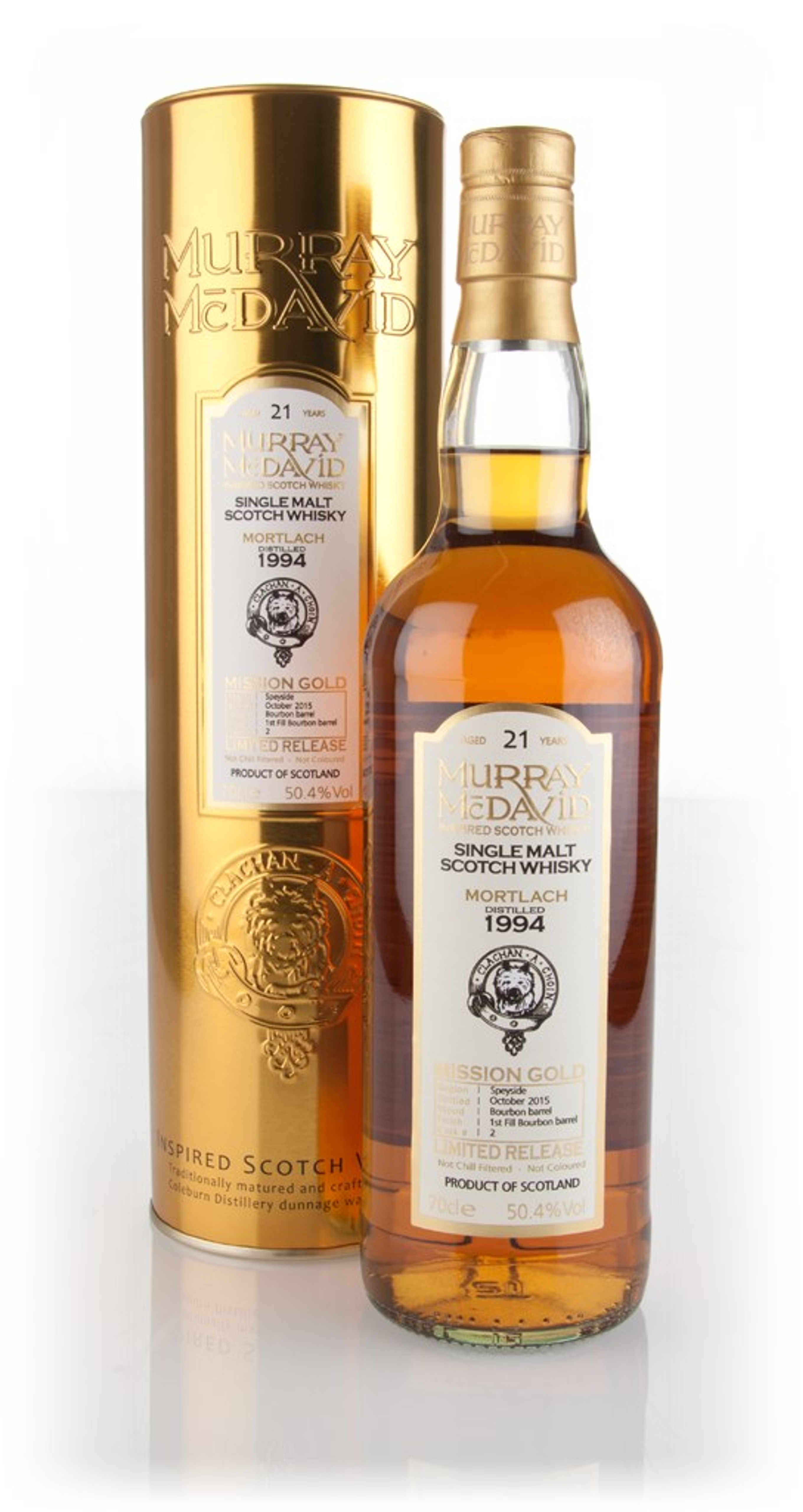 Mortlach 21 Year Old 1994 (cask 2) - Mission Gold (Murray McDavid) 70cl