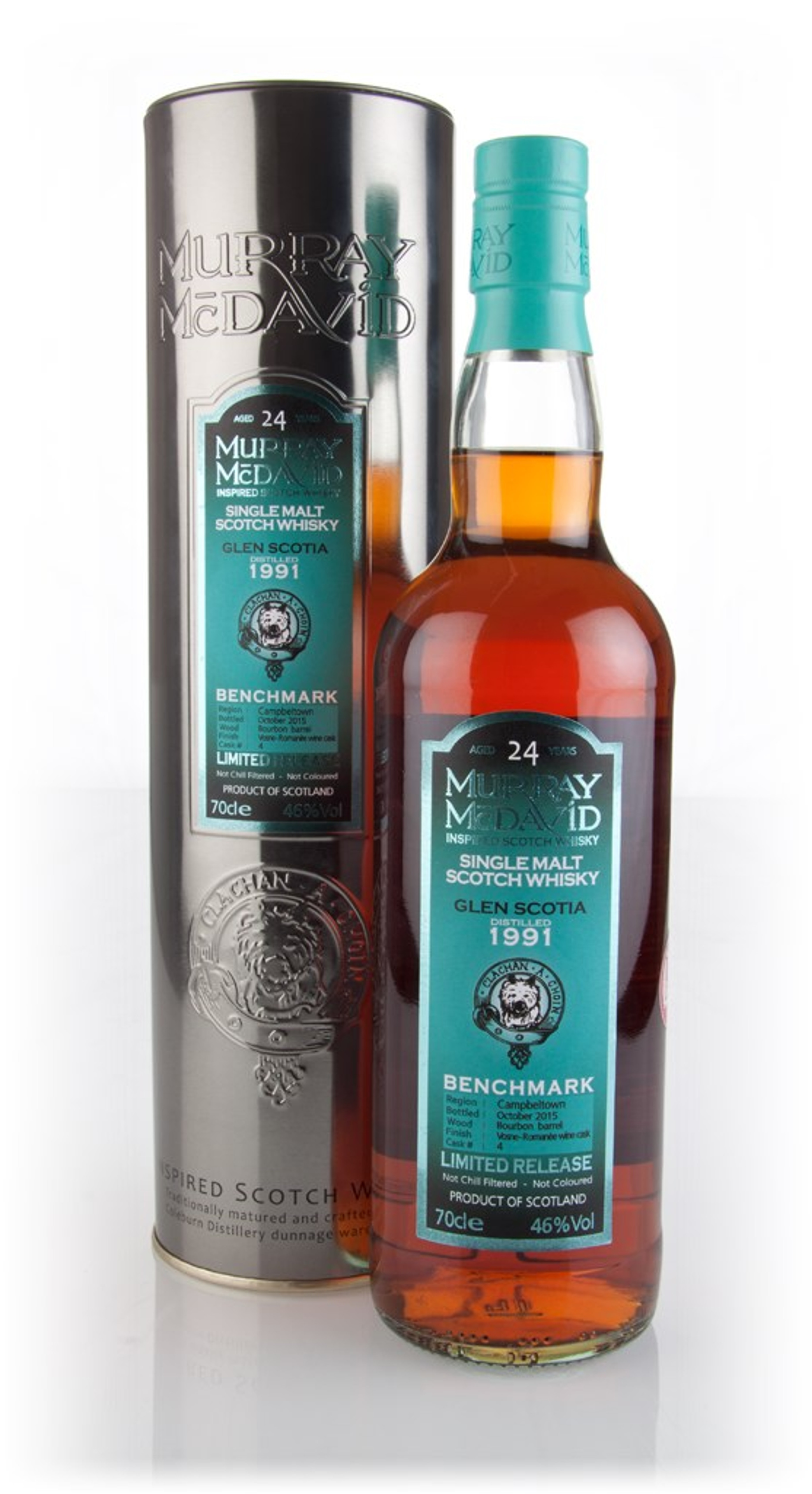 Glen Scotia 24 Year Old 1991 (cask 4) - Benchmark (Murray McDavid) 70cl