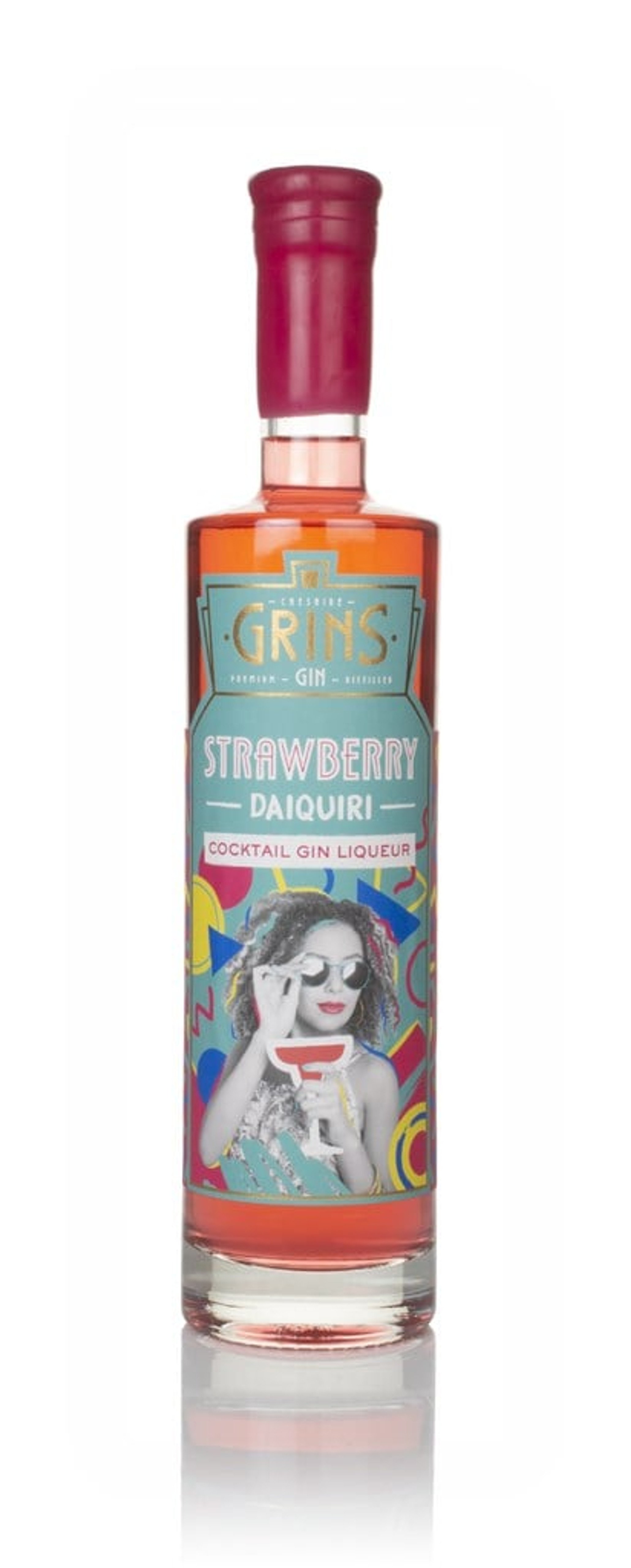 Cheshire Grins Strawberry Daiquiri Gin Liqueur 50cl