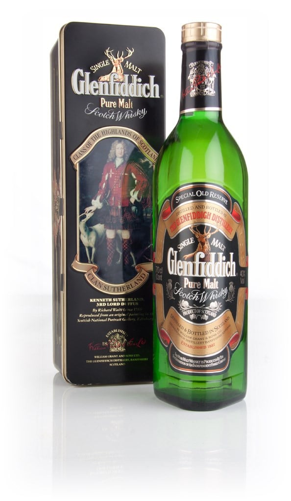 Glenfiddich Pure Malt - Clans of the Highlands (Clan Sutherland) - 1990s 70cl