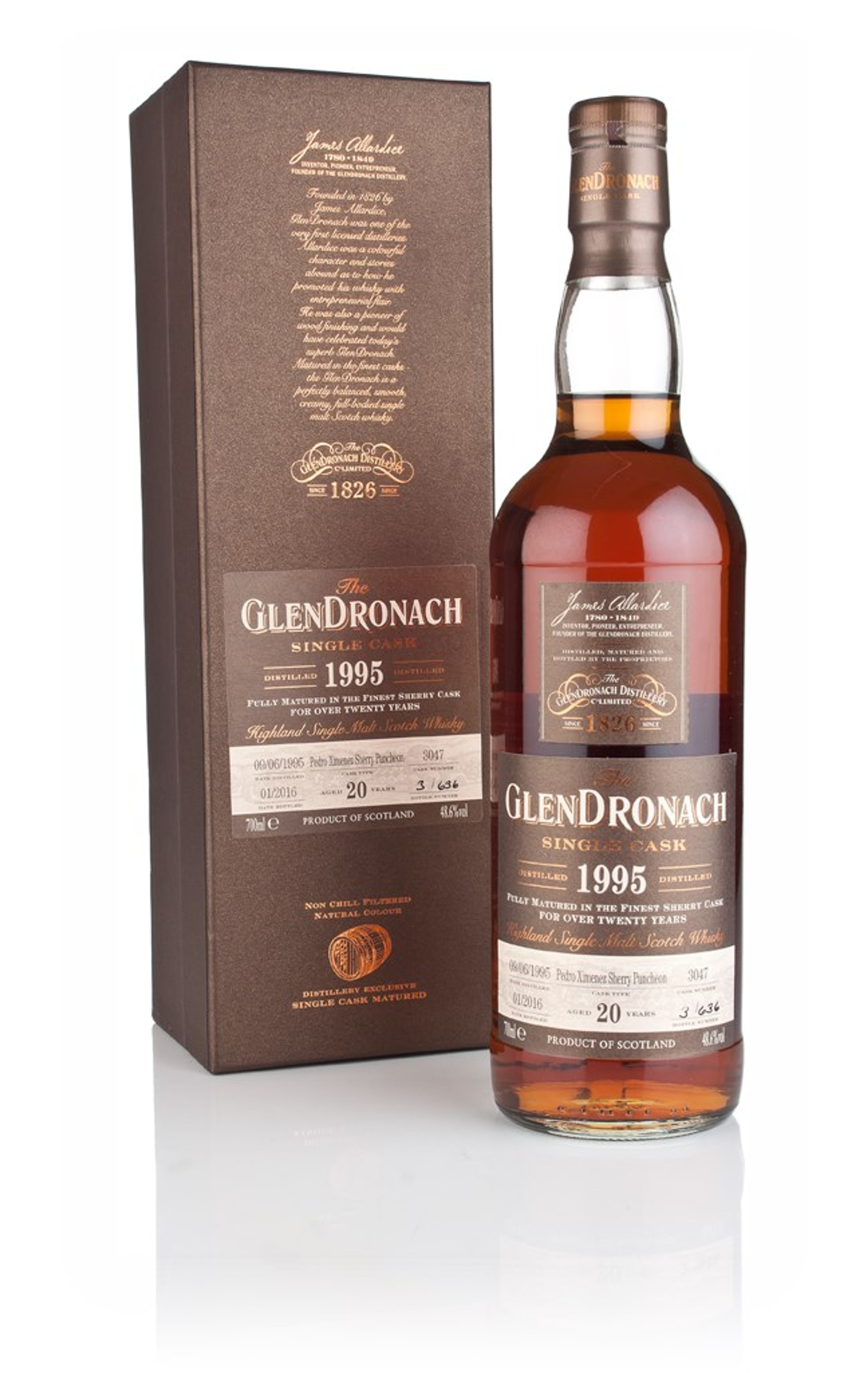 GlenDronach 20 Year Old 1995 (cask 3047) 70cl