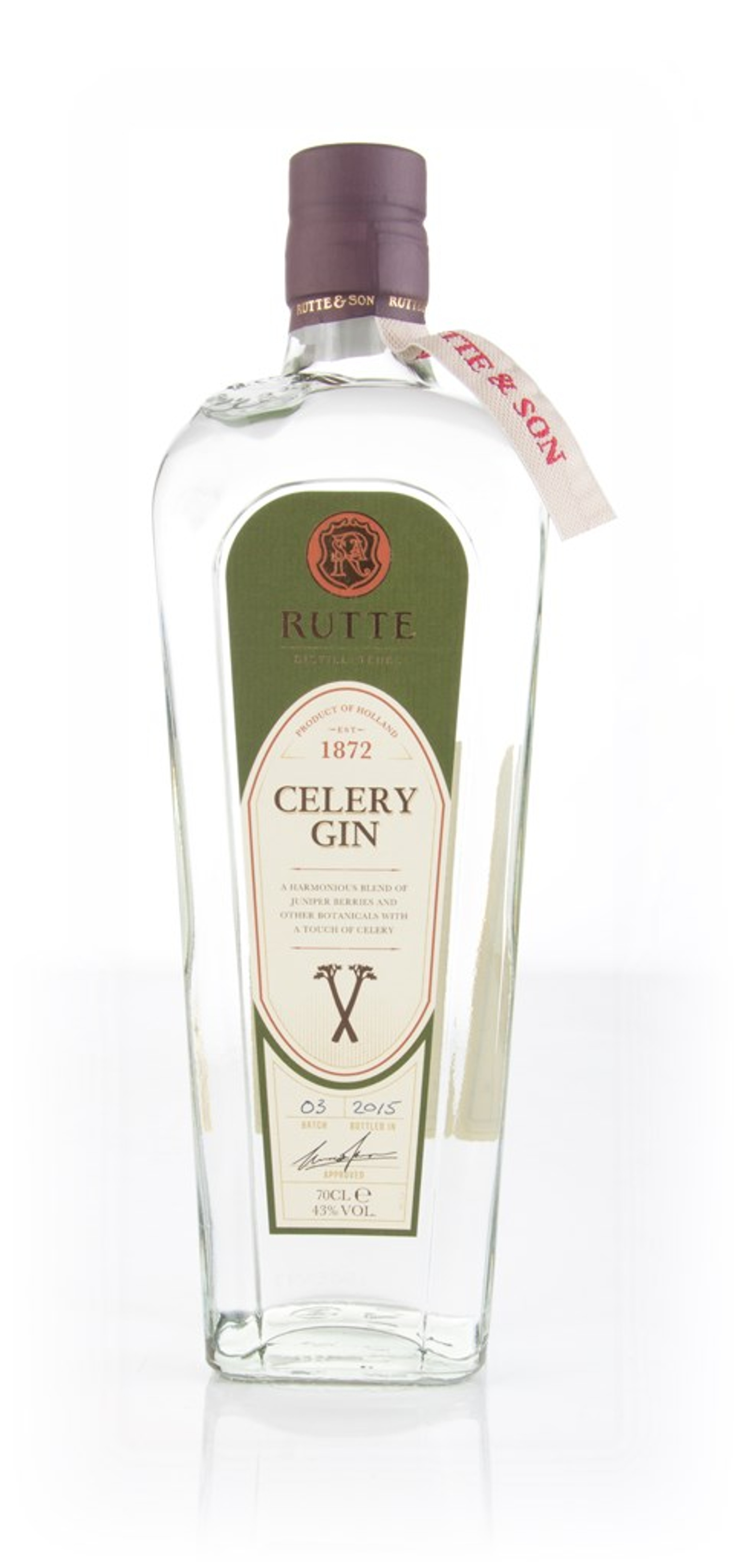 Rutte Celery Dry Gin 70cl