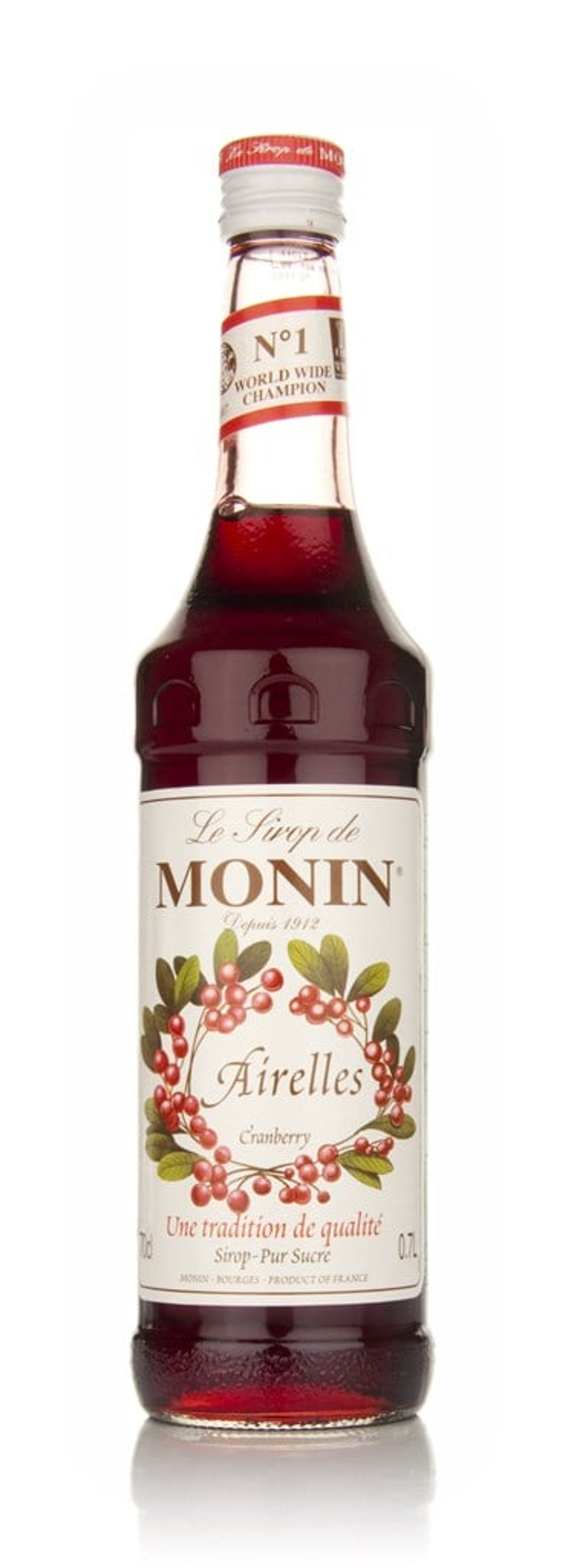 Monin Cranberry (Airelles) Syrup 70cl