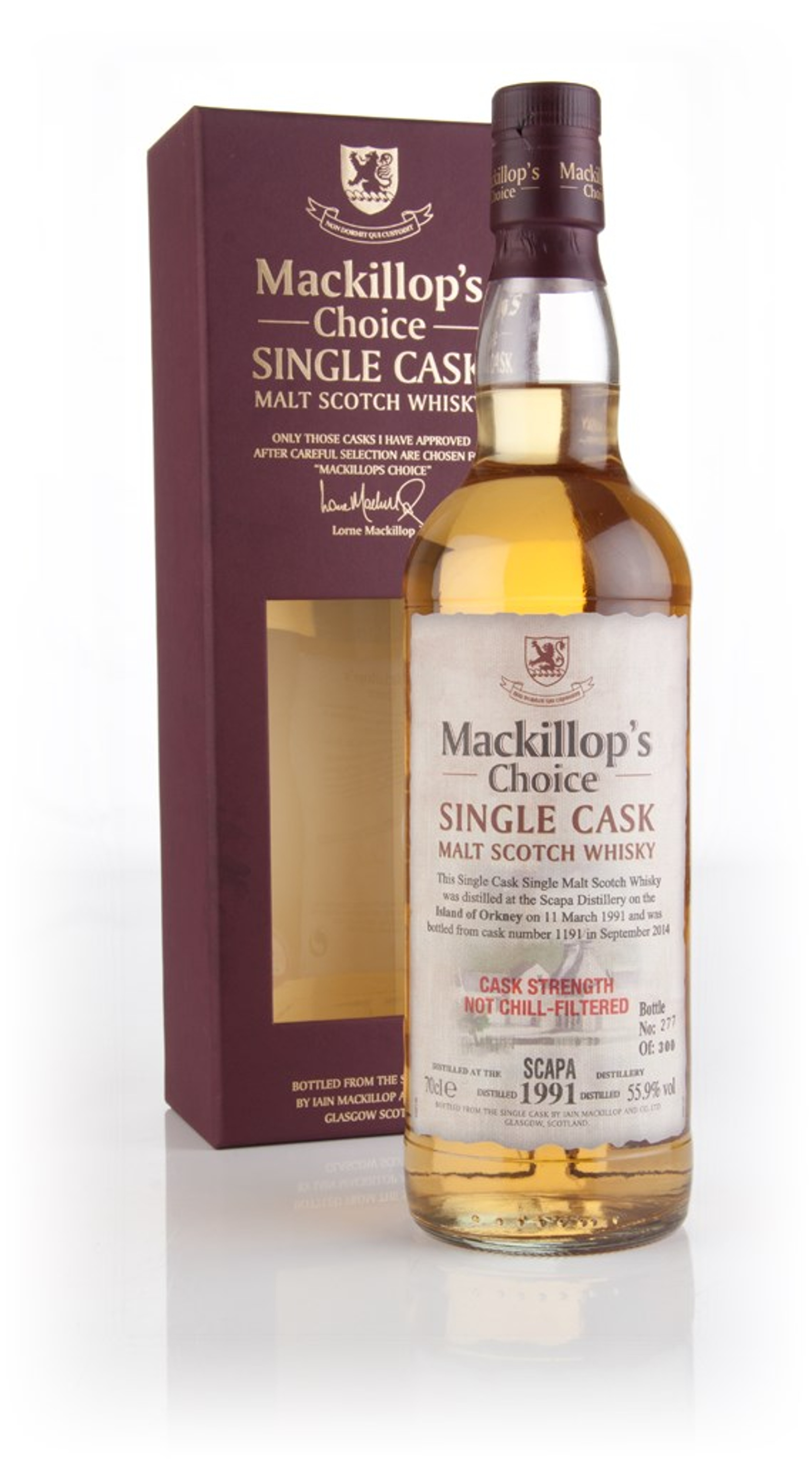 Scapa 23 Year Old 1991 (cask 1191) - Mackillop's Choice 70cl