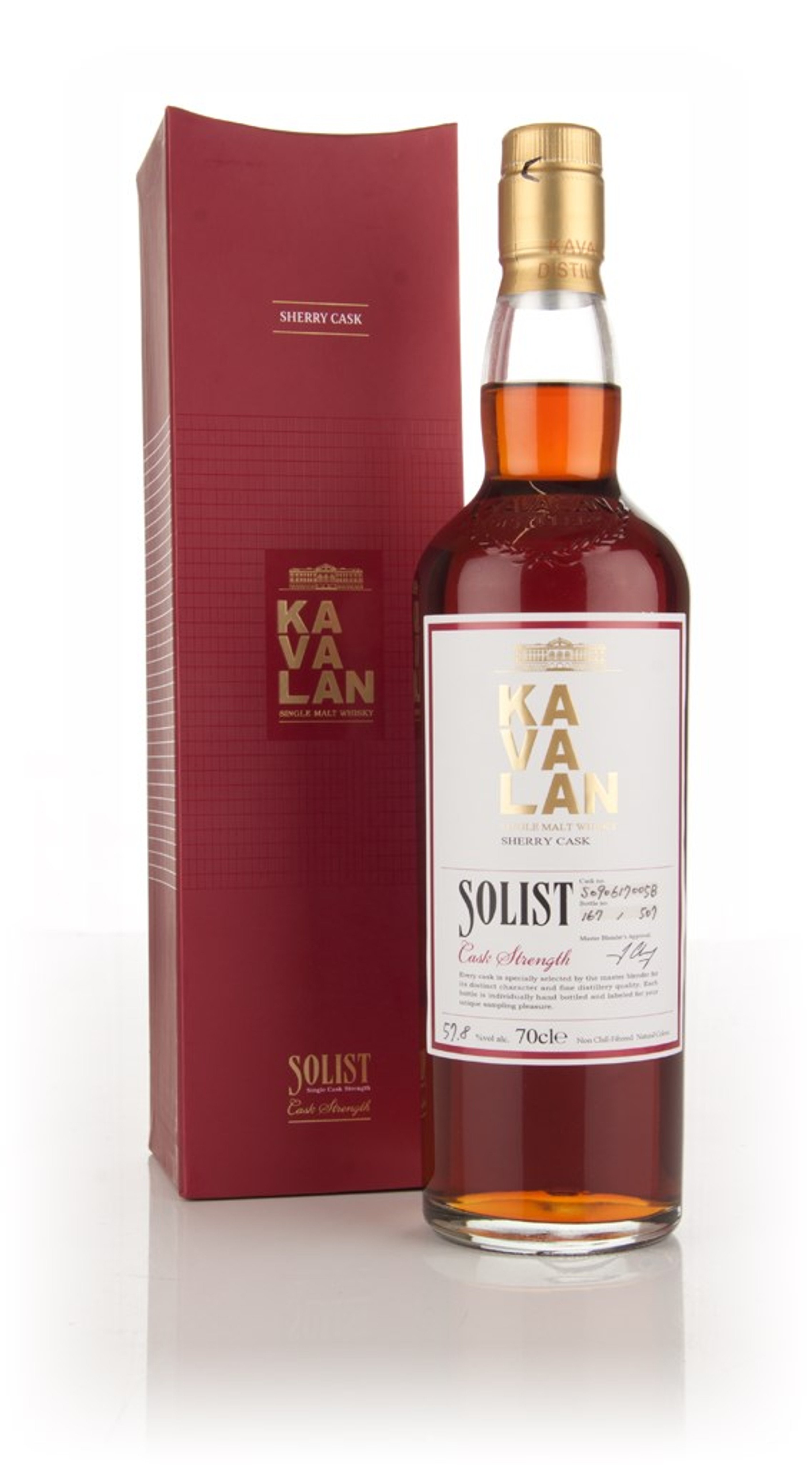 Kavalan Solist Sherry Cask Matured 57.8% 70cl