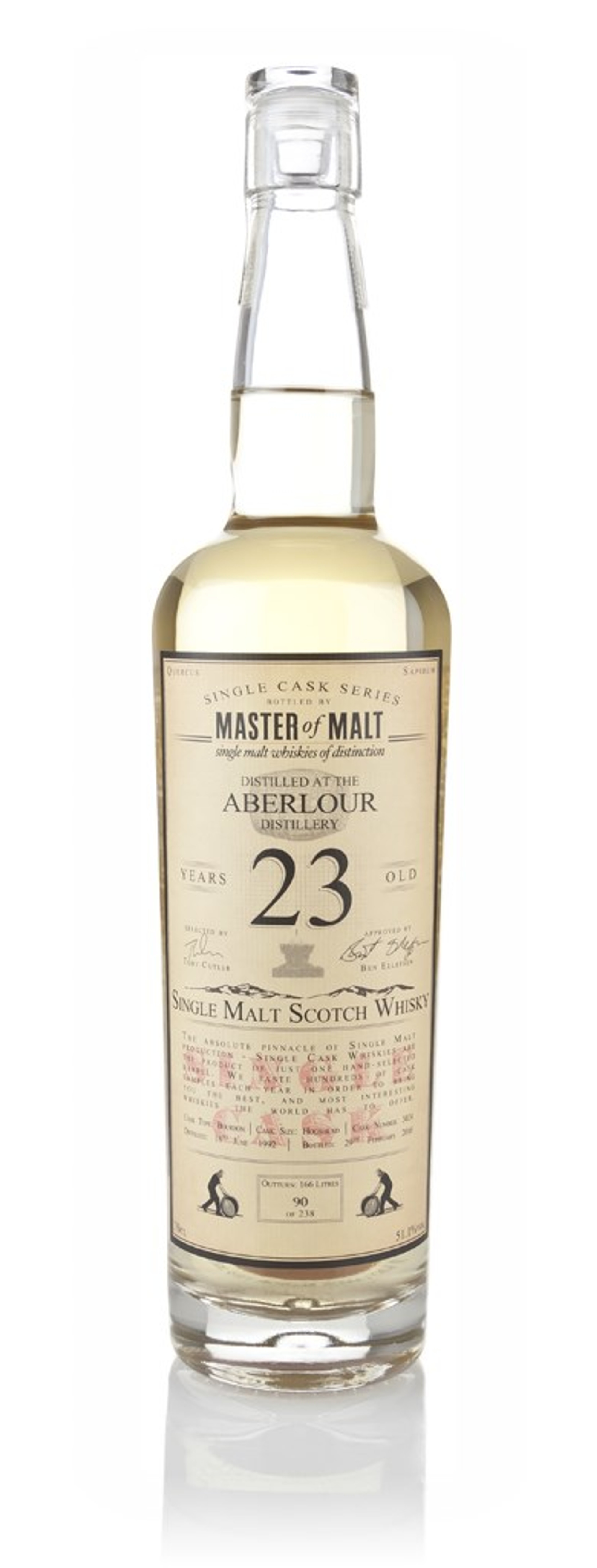 Aberlour 23 Year Old June 1992 - Single Cask (Master of Malt) 70cl