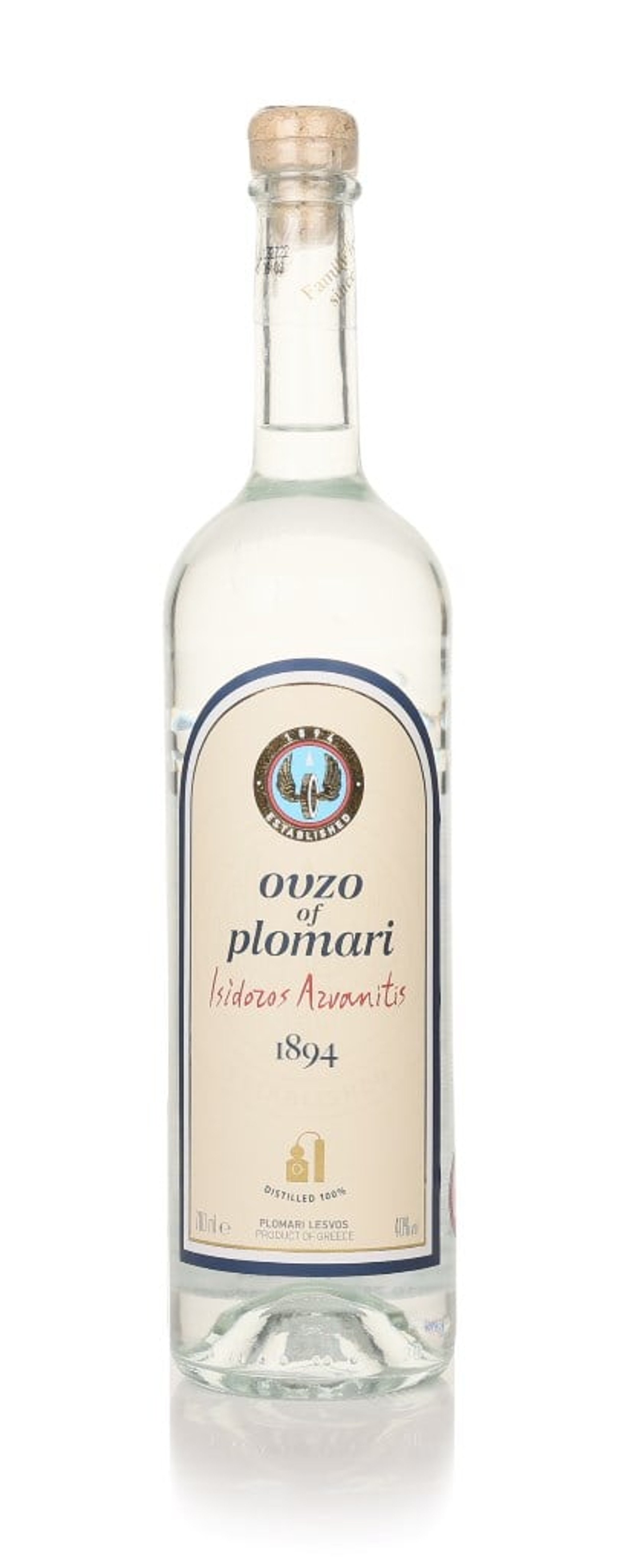 Isidoros Arvanitis Ouzo of Plomari 70cl