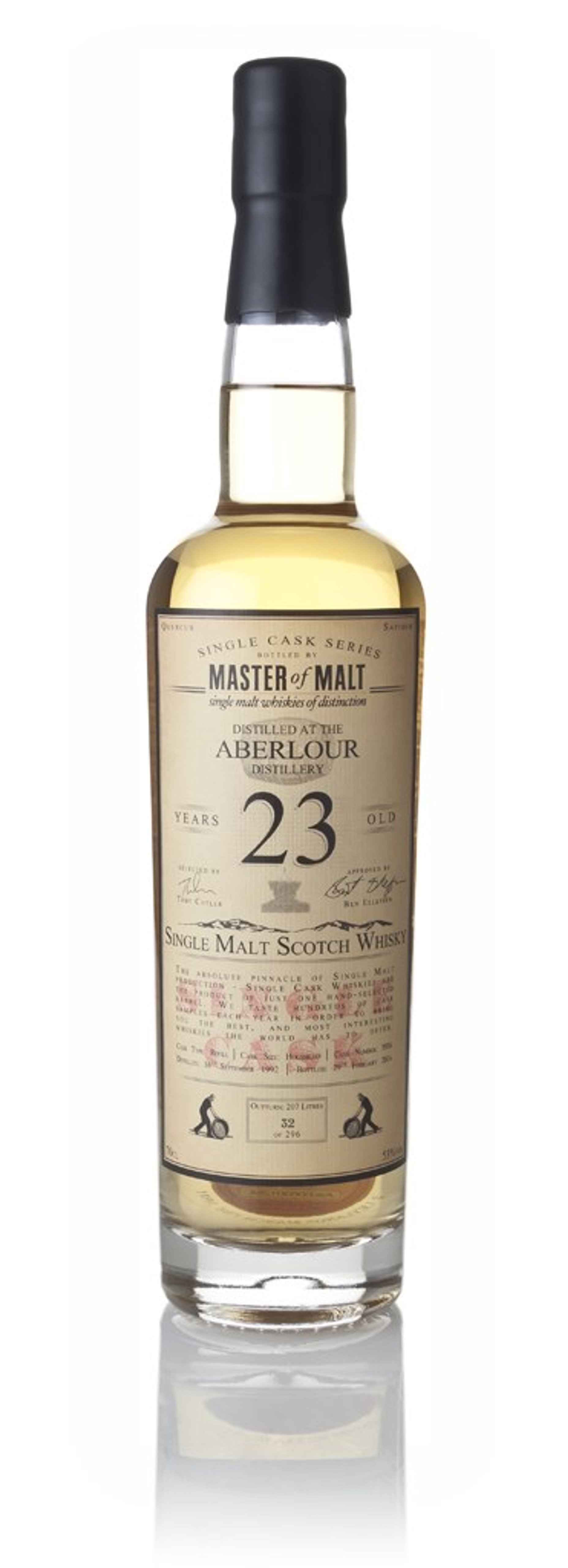 Aberlour 23 Year Old September 1992 - Single Cask (Master of Malt) 70cl