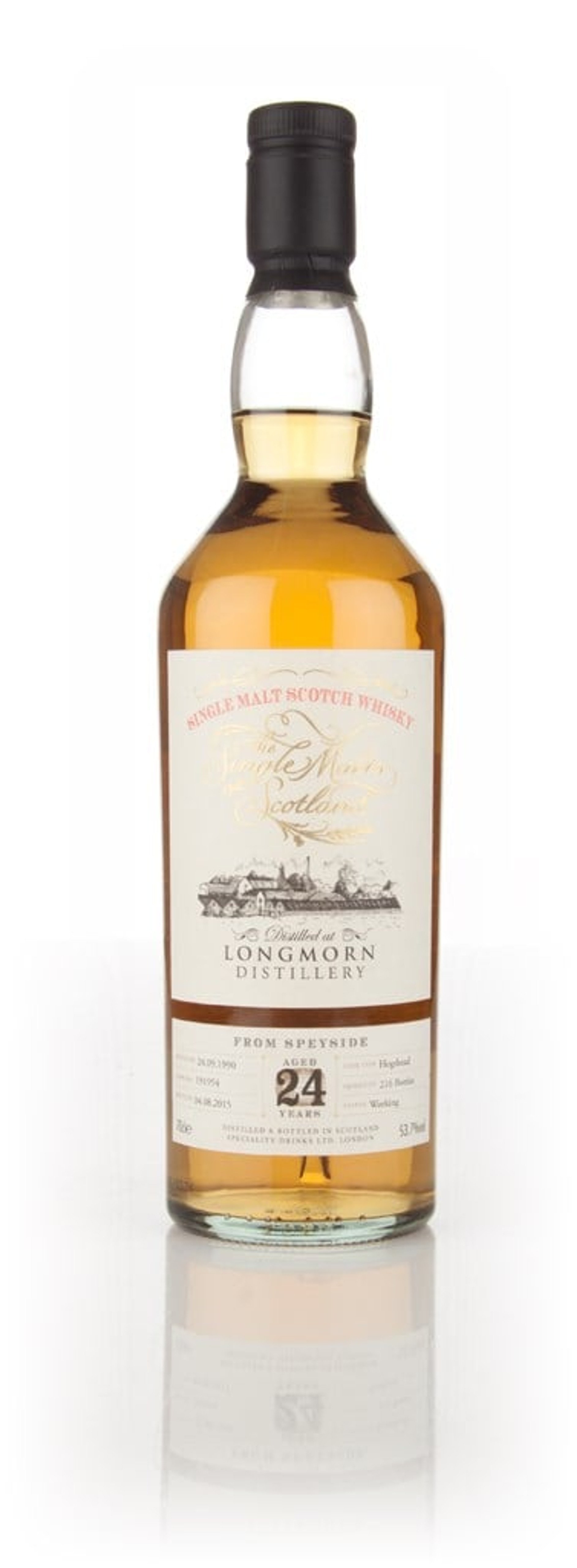 Longmorn 24 Year Old 1990 (cask 191954) - Single Malts of Scotland (Speciality Drinks) 70cl