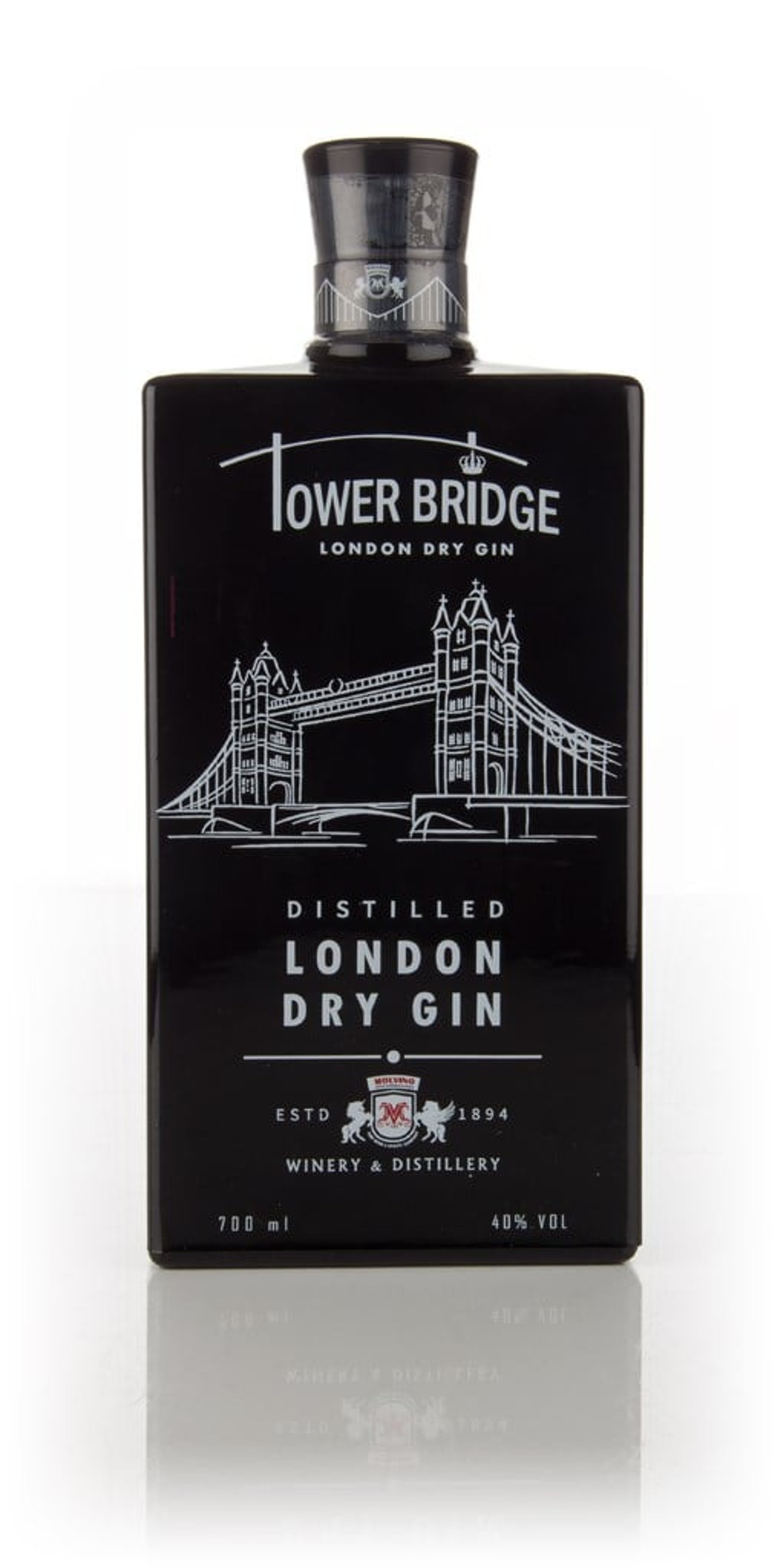 Tower Bridge Gin (black) 70cl