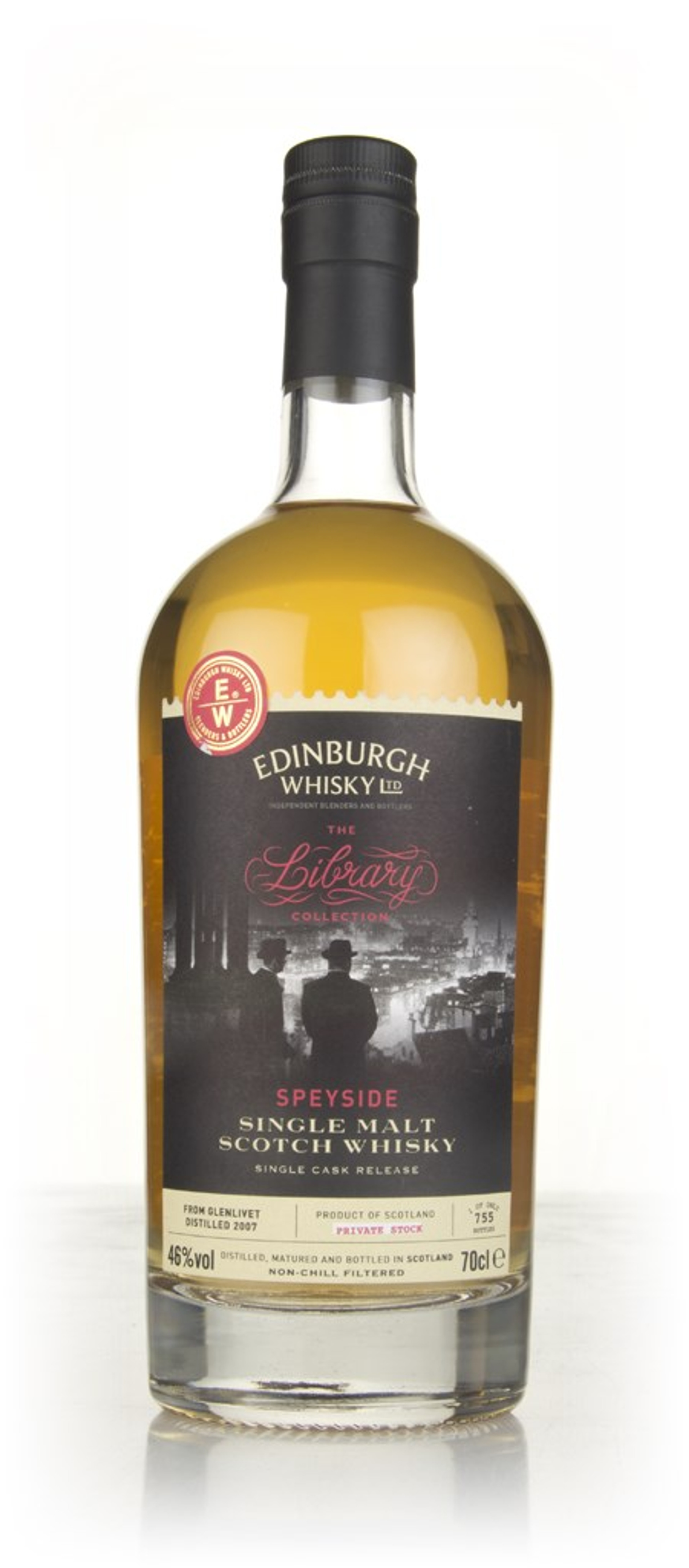 Glenlivet 8 Year Old 2007 - The Library Collection (Edinburgh Whisky Ltd.) 70cl