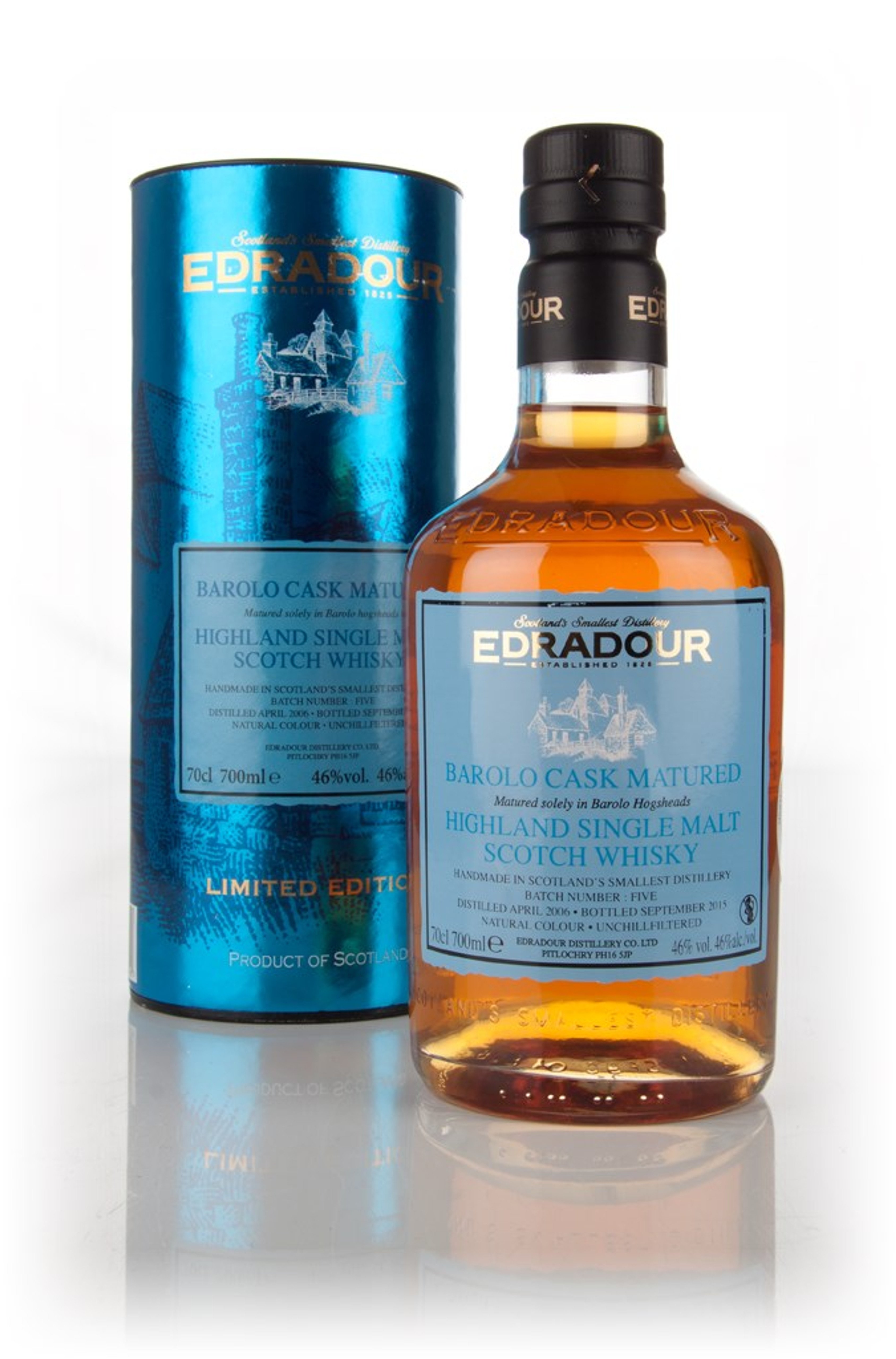 Edradour 9 Year Old 2006 Barolo Cask Matured - Batch 5 70cl