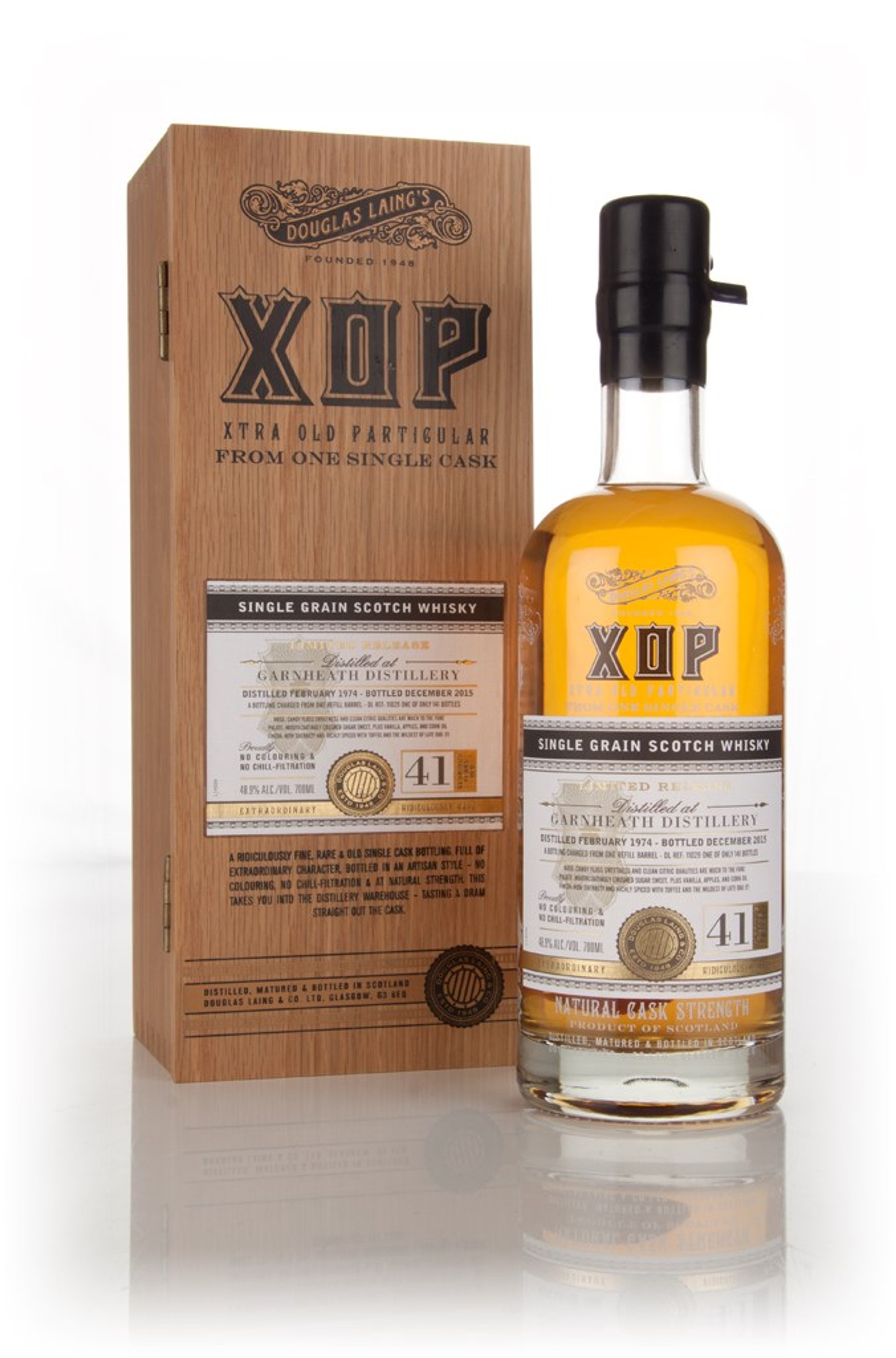 Garnheath 41 Year Old 1974 (cask 11029) - Xtra Old Particular (Douglas Laing) 70cl