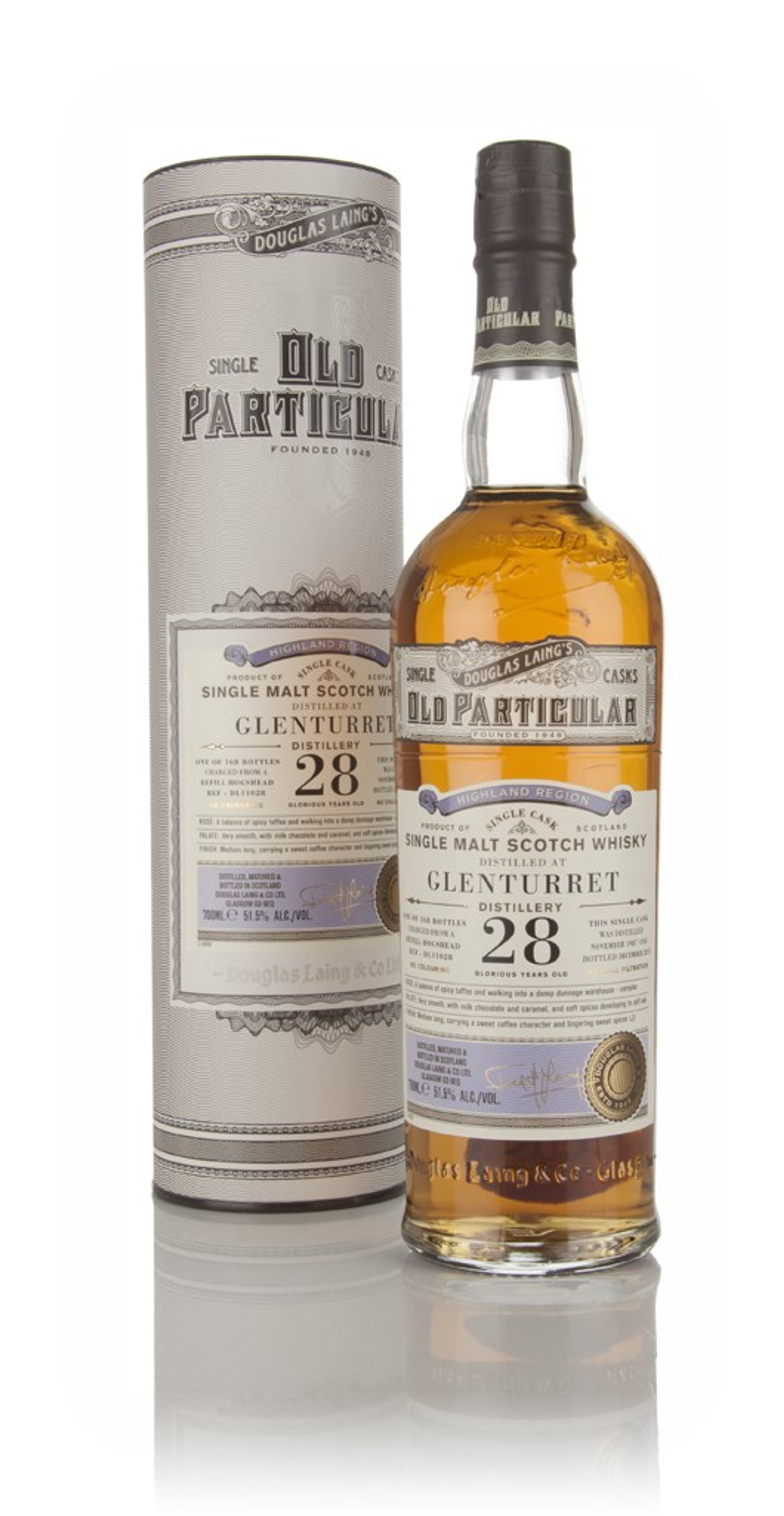 Glenturret 28 Year Old 1987 (cask 11028) - Old Particular (Douglas Laing) 70cl