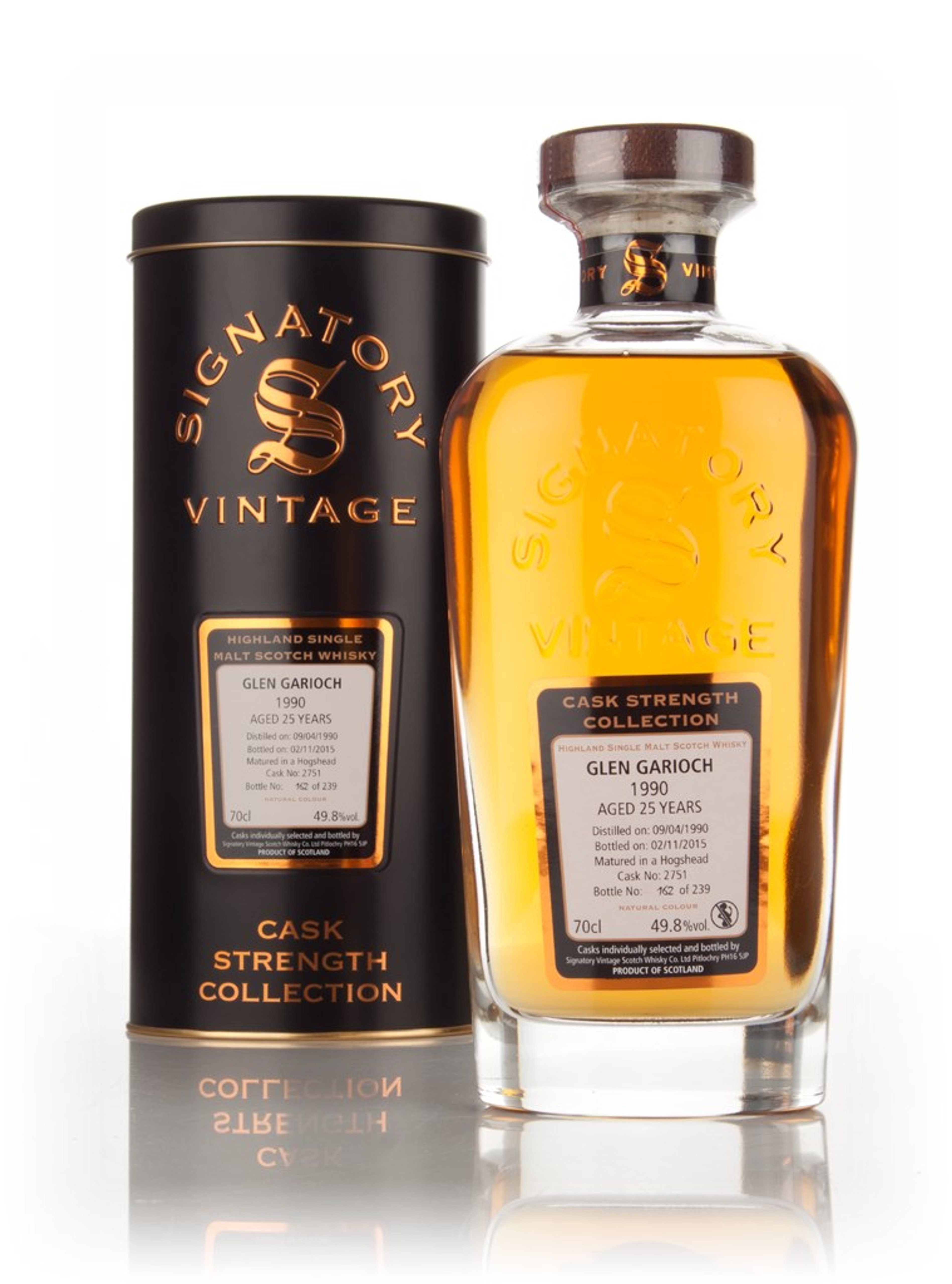 Glen Garioch 25 Year Old 1990 (cask 2751) - Cask Strength Collection (Signatory) 70cl