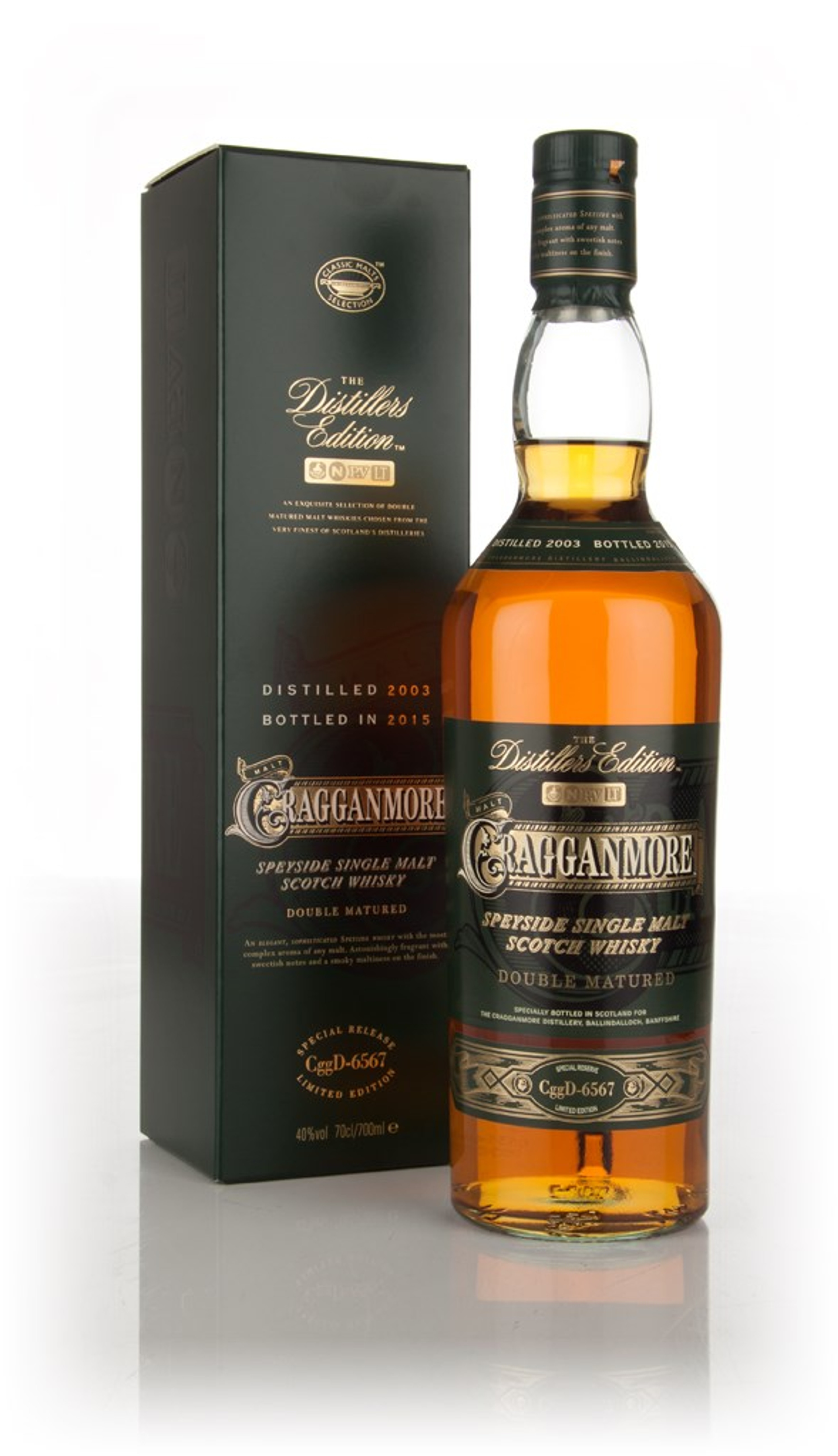 Cragganmore 2003 (bottled 2015) Port Wood Finish - Distillers Edition 70cl