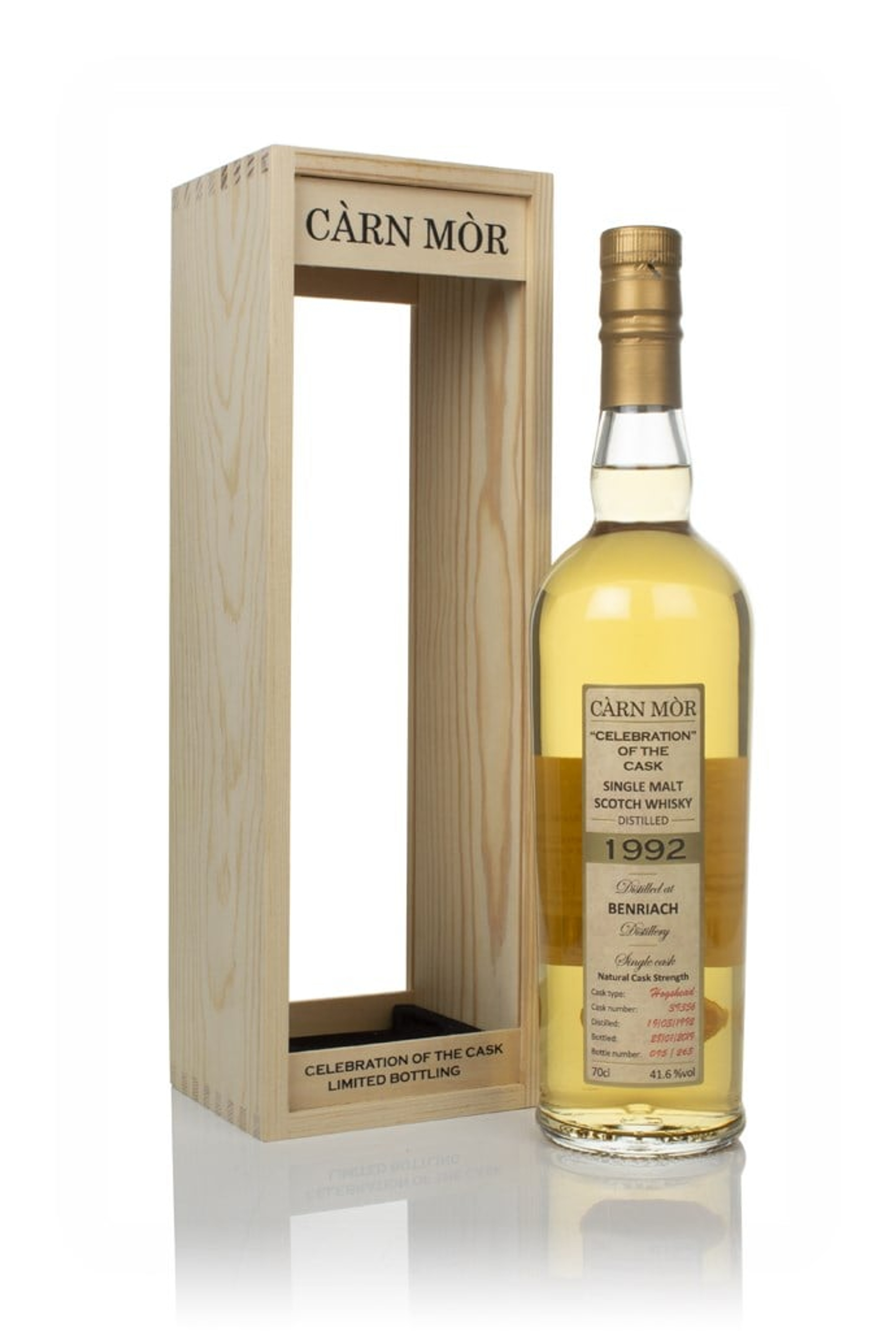 BenRiach 26 Year Old 1992 (cask 39356) - Celebration of the Cask (Càrn Mòr) 70cl