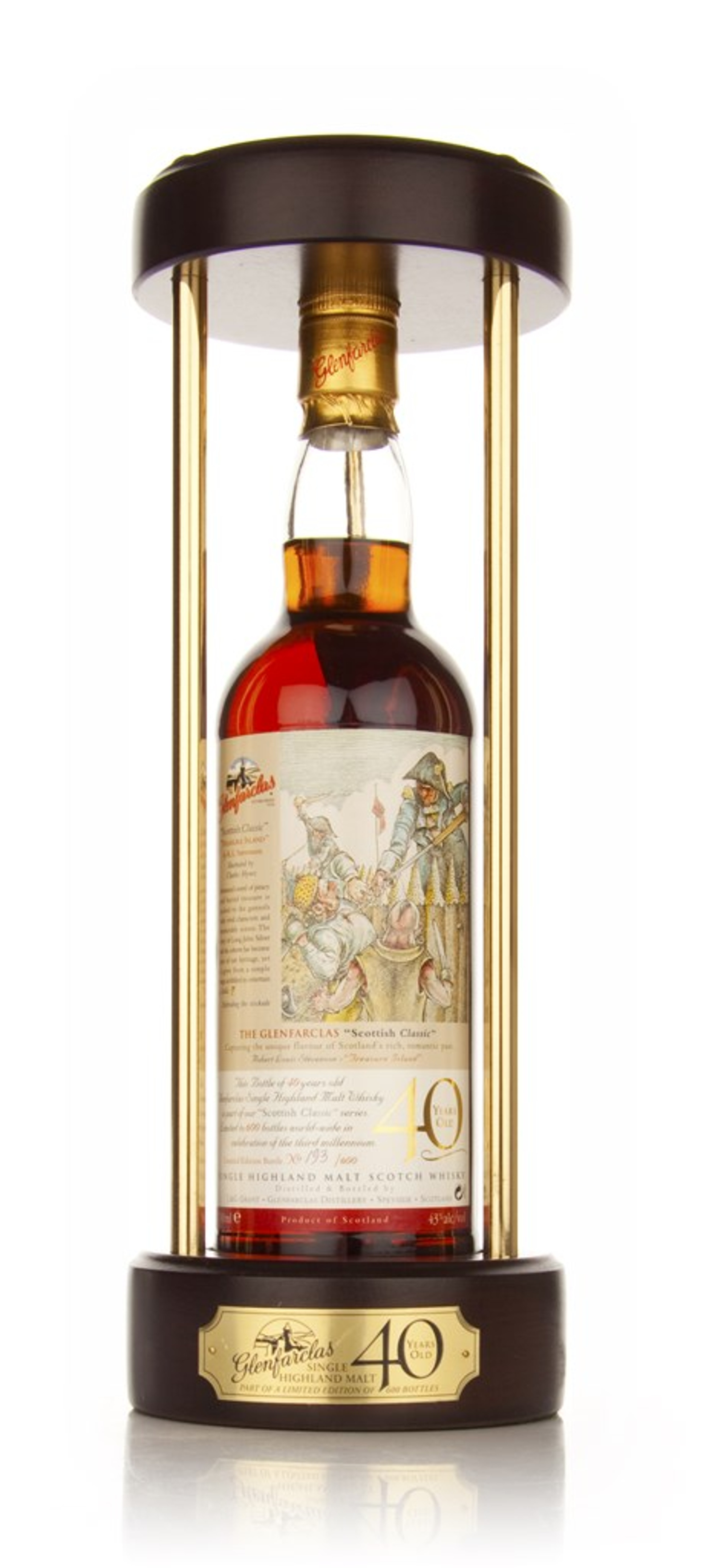 Glenfarclas 40 Year Old - Scottish Classic “Defending the stockade” 70cl