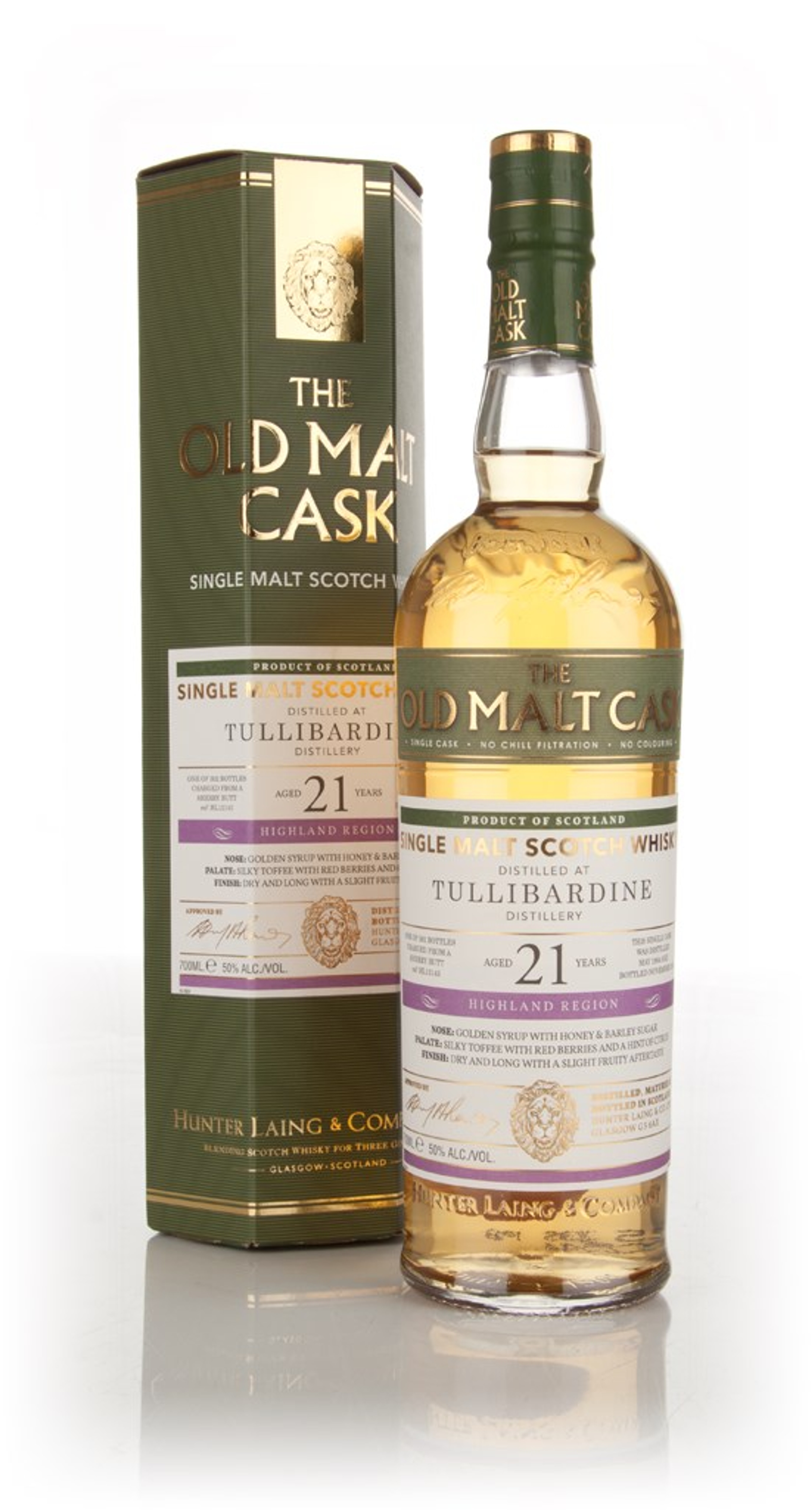 Tullibardine 21 Year Old 1994 (cask 12143) - Old Malt Cask (Hunter Laing) 70cl