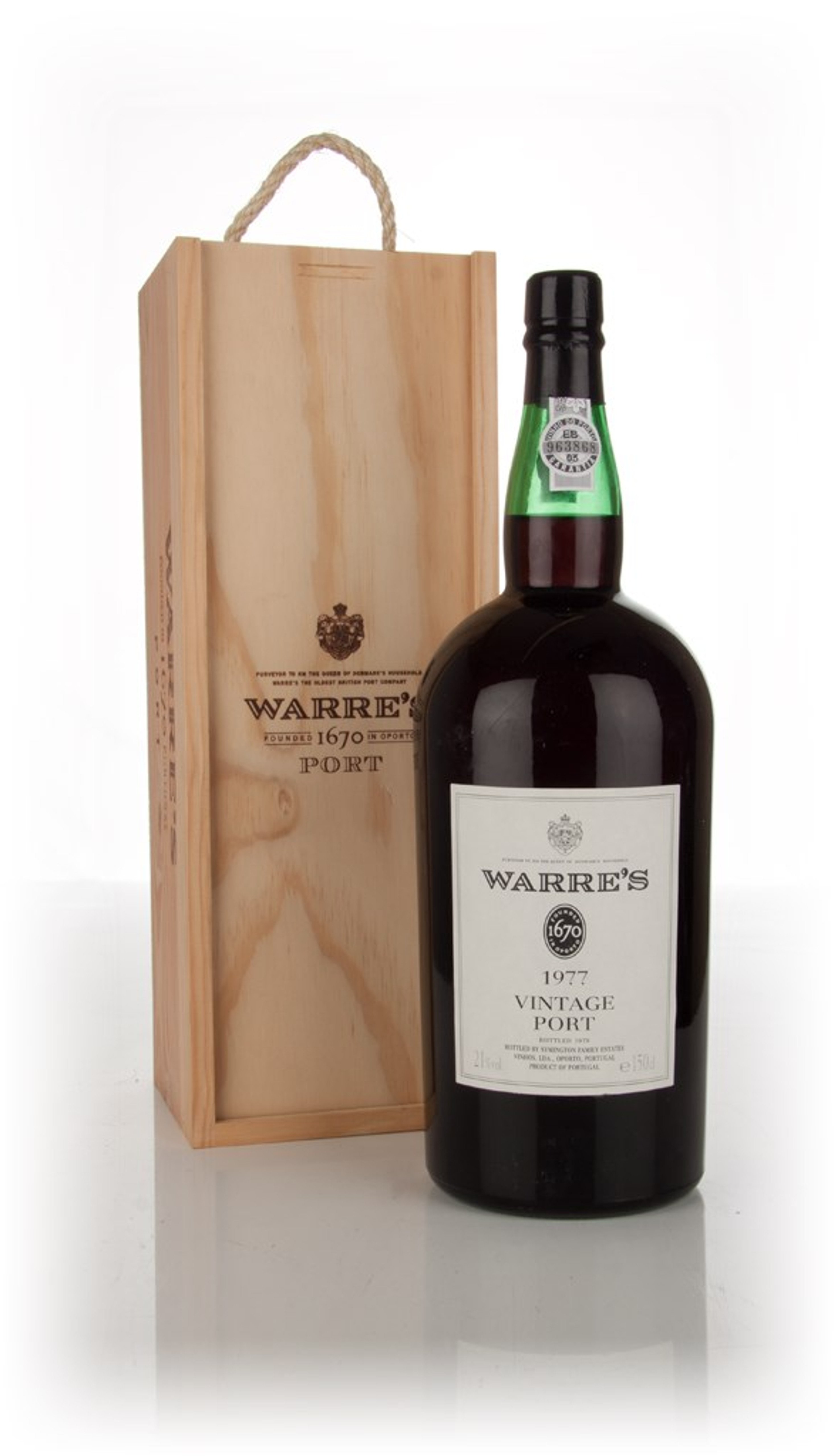 Warre's 1977 Vintage Port Magnum (1.5L) 150cl