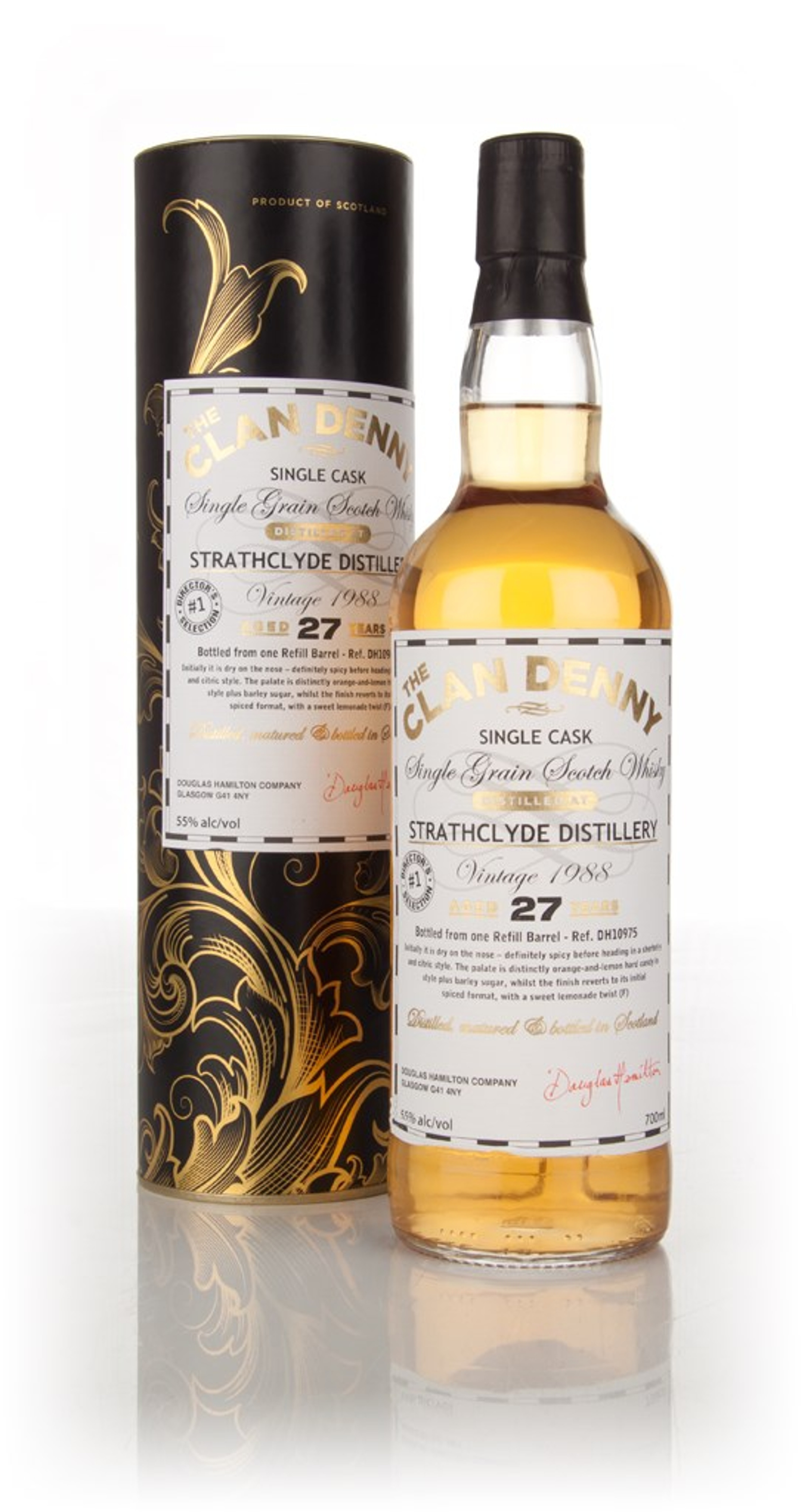 Strathclyde 27 Year Old 1988 (cask 10975) - The Clan Denny (Douglas Laing) 70cl