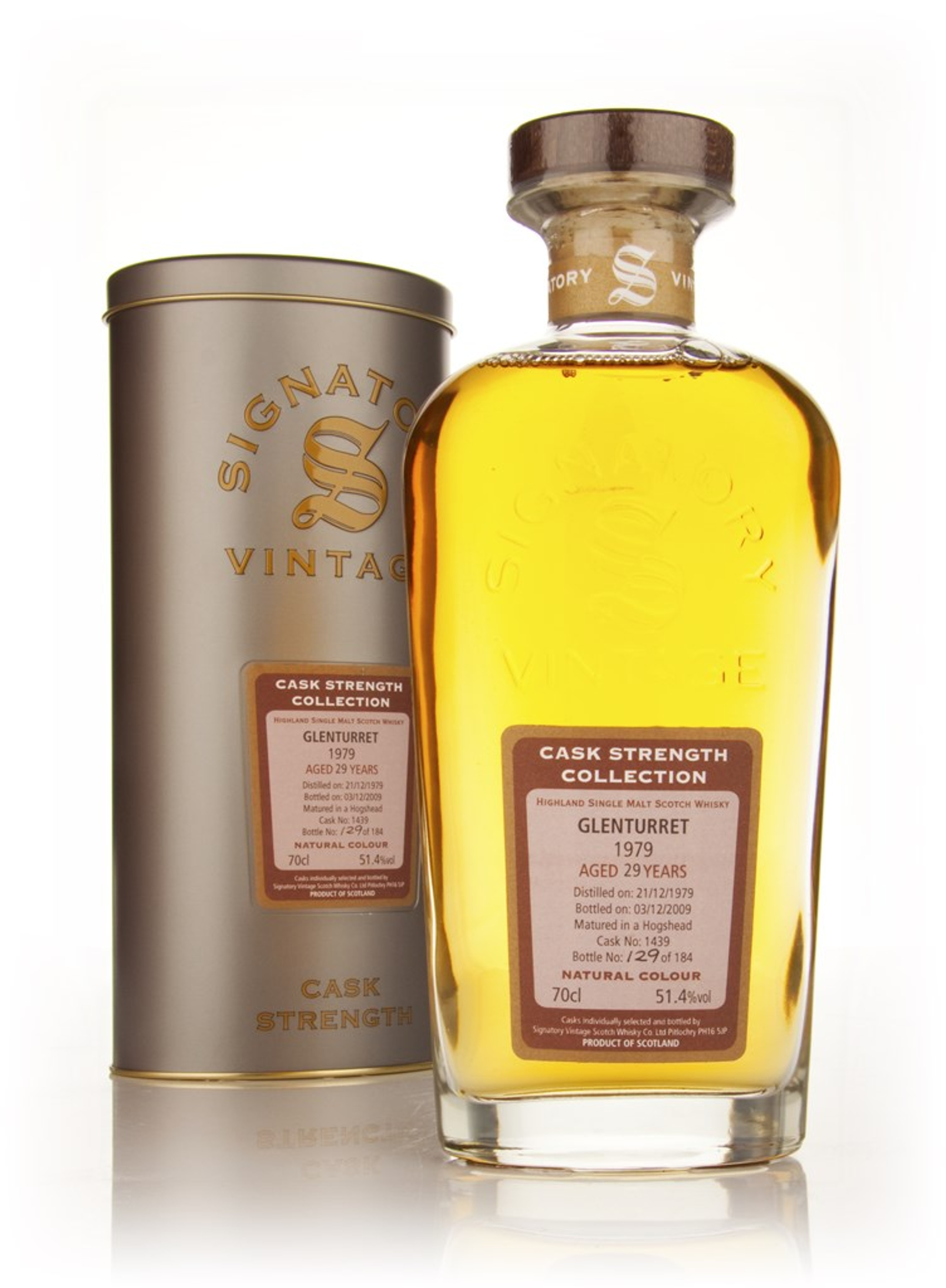 Glenturret 29 Year Old 1979 Cask 1439 - Cask Strength Collection (Signatory) 70cl