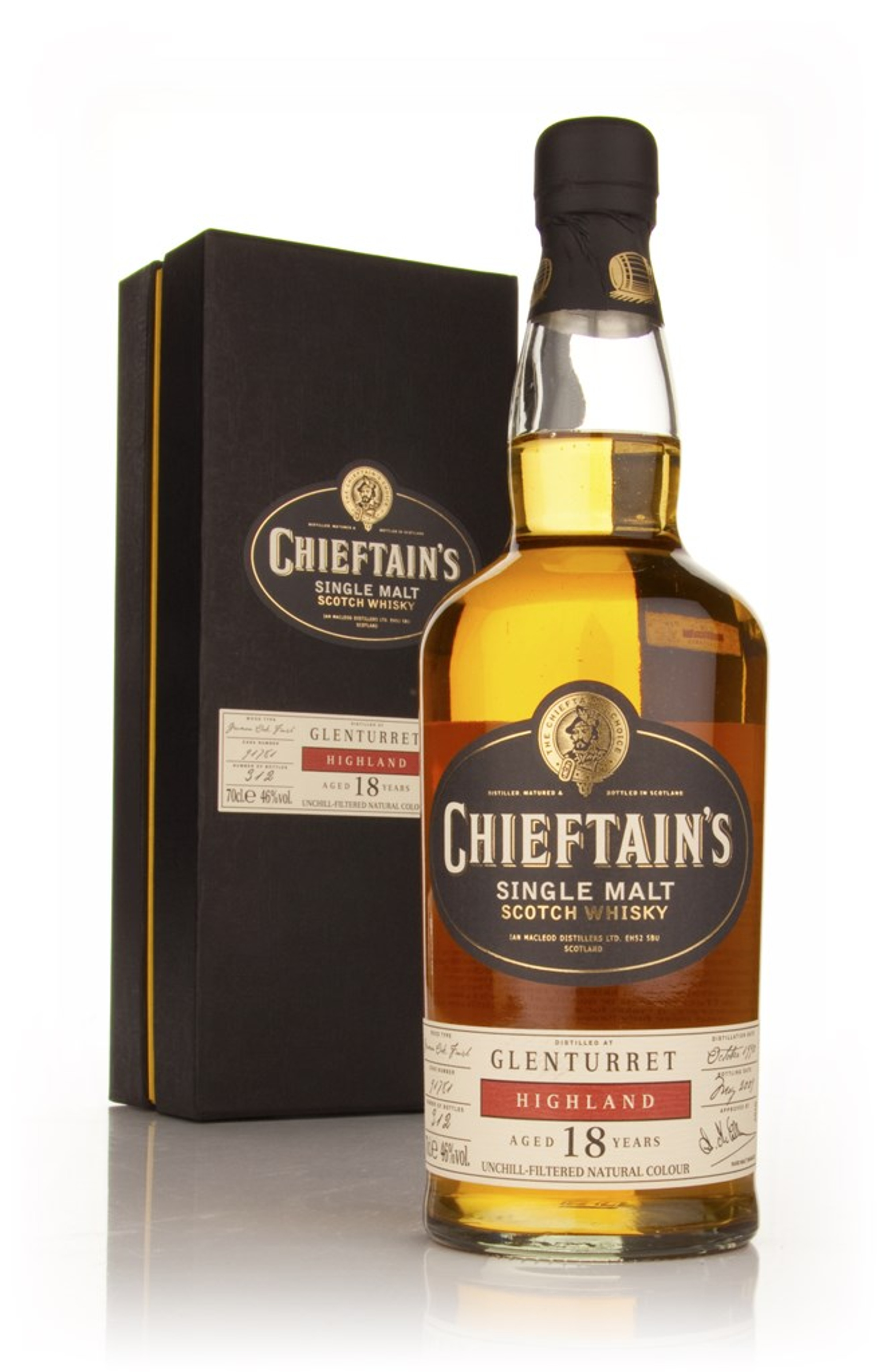 Glenturret 18 Year Old 1990 - Chieftain's Ian MacLeod) 70cl