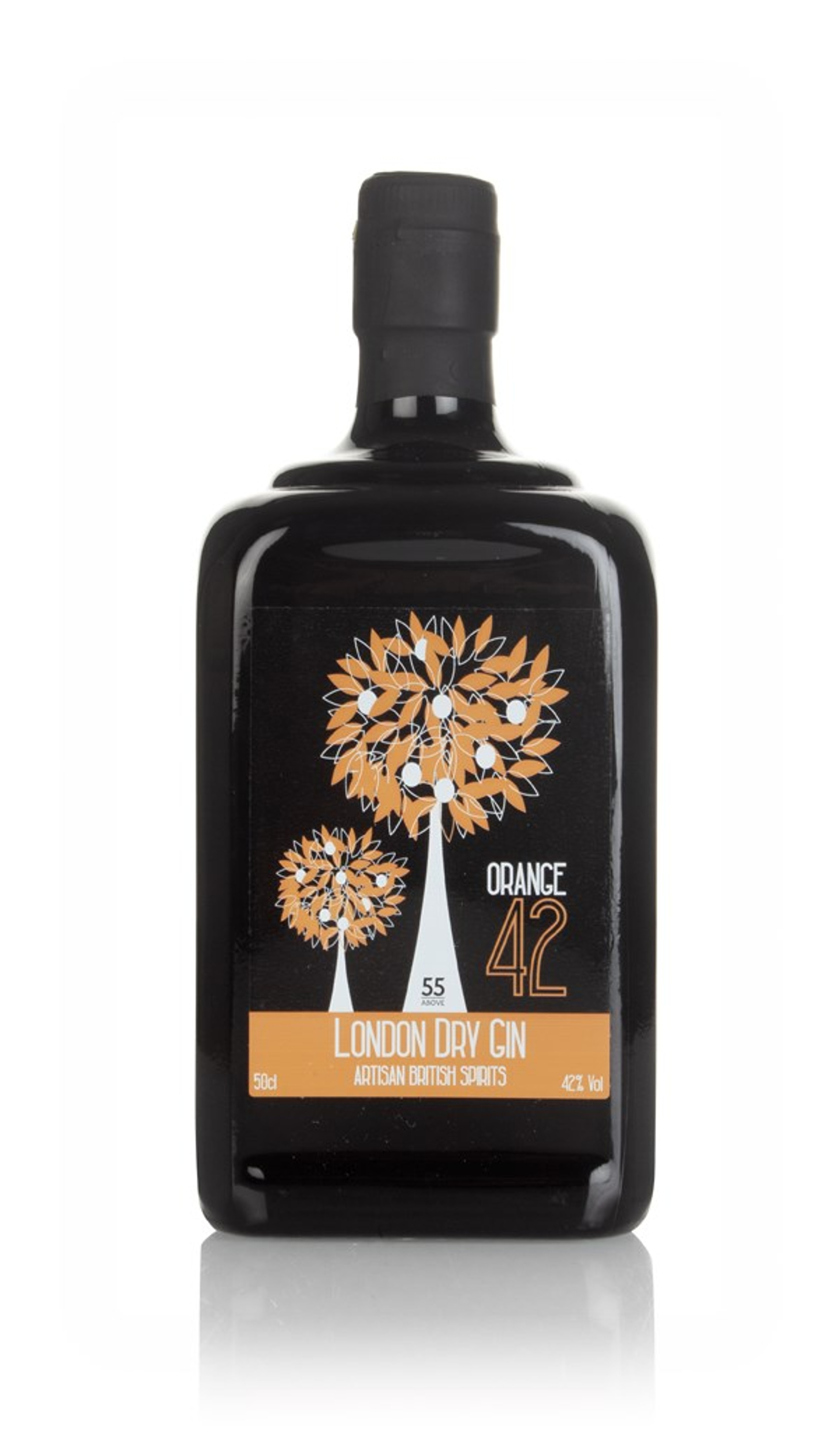 55 Above Orange 42 London Dry Gin 50cl