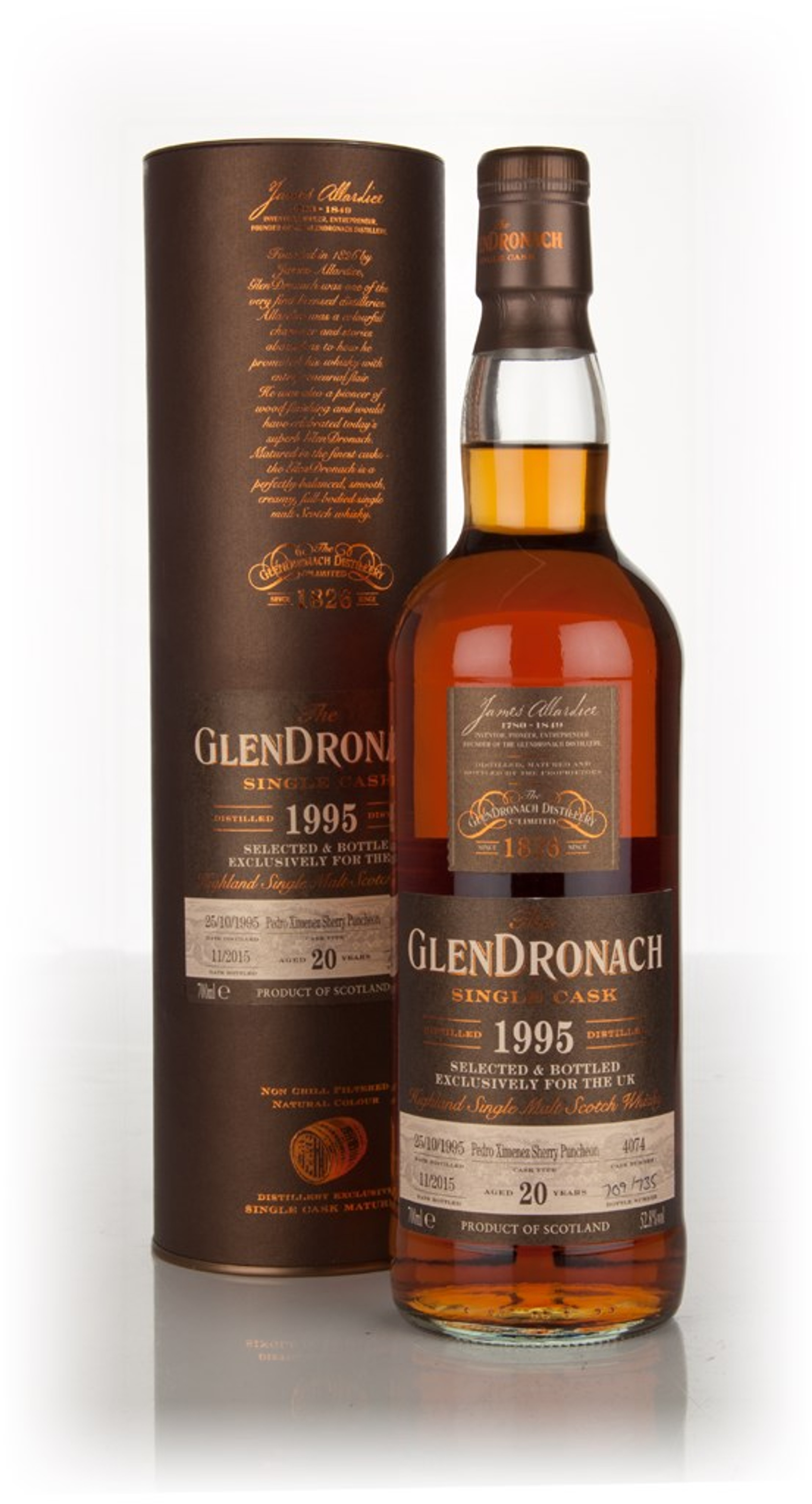GlenDronach 20 Year Old 1995 (cask 4074) 70cl