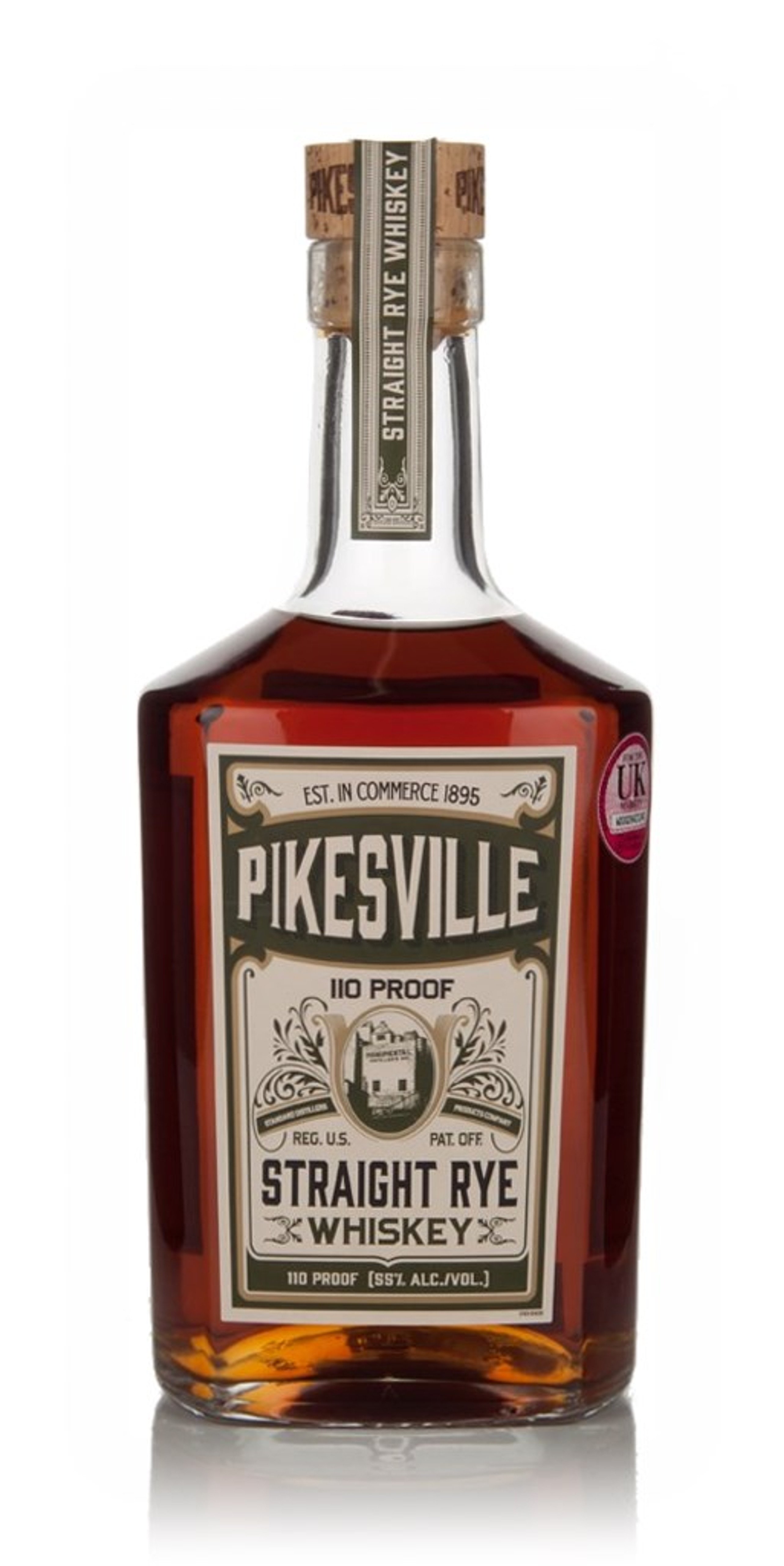 Pikesville 6 Year Old 110 Proof Straight Rye 70cl