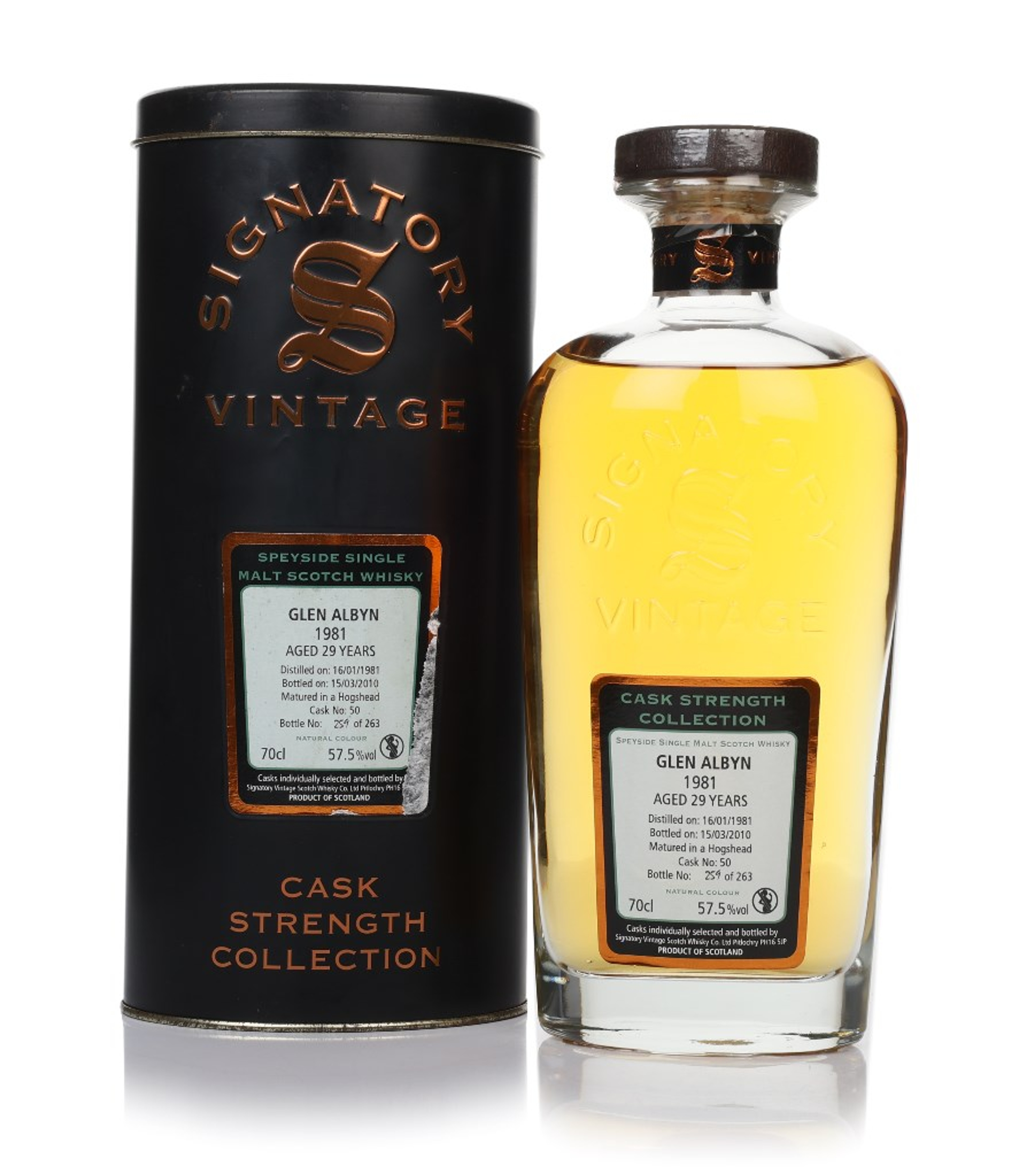 Glen Albyn 29 Year Old 1981 (Cask 50) - Cask Strength Collection (Signatory) 70cl