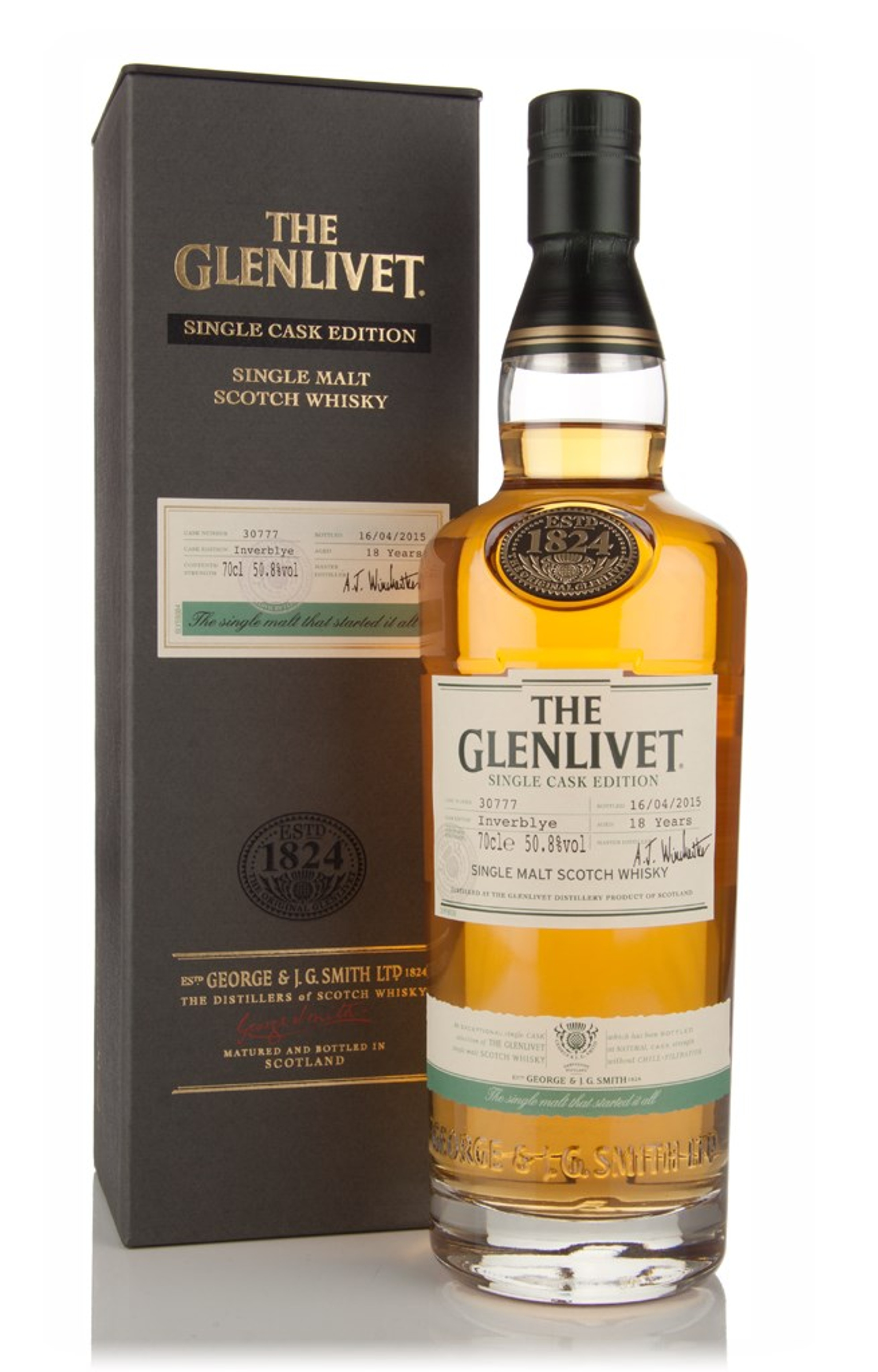 The Glenlivet 18 Year Old (bottled 2015) (cask 30777) Inverblye - Single Cask Edition 70cl