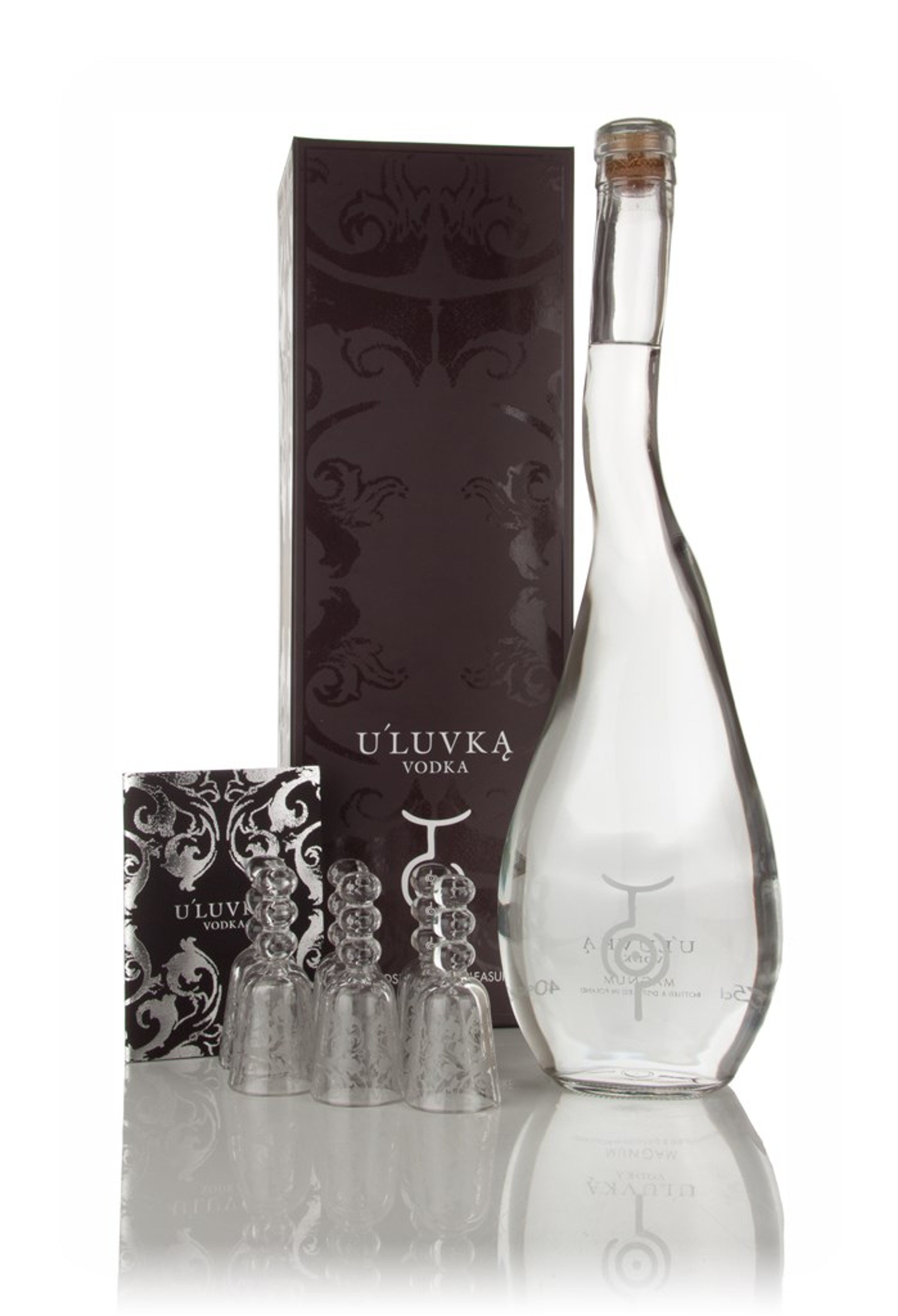 U'Luvka Magnum Gift Pack with 6x Glasses (1.75l) 175cl
