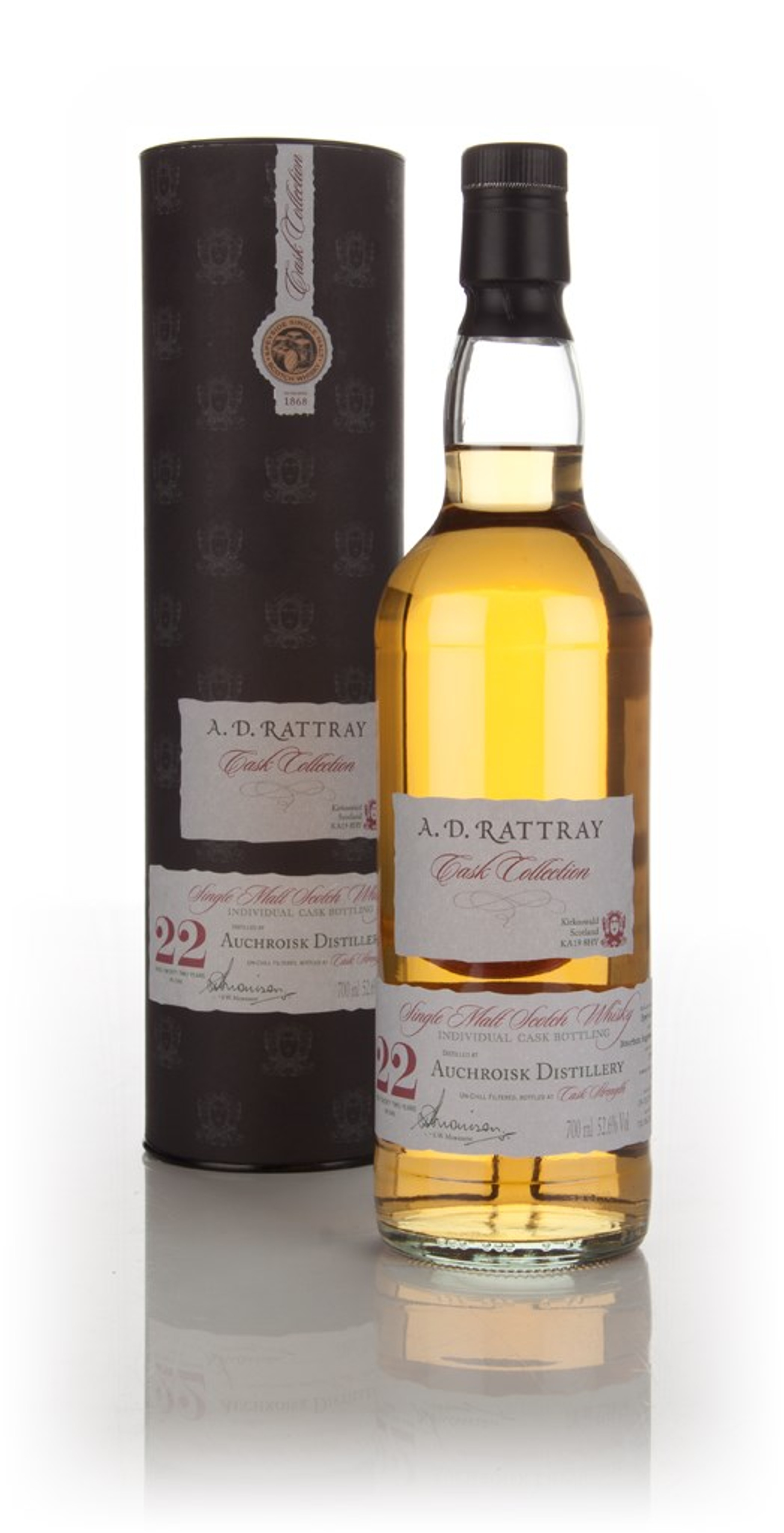 Auchroisk 22 Year Old 1993 (cask 2789) - Cask Collection (A. D. Rattray) 70cl