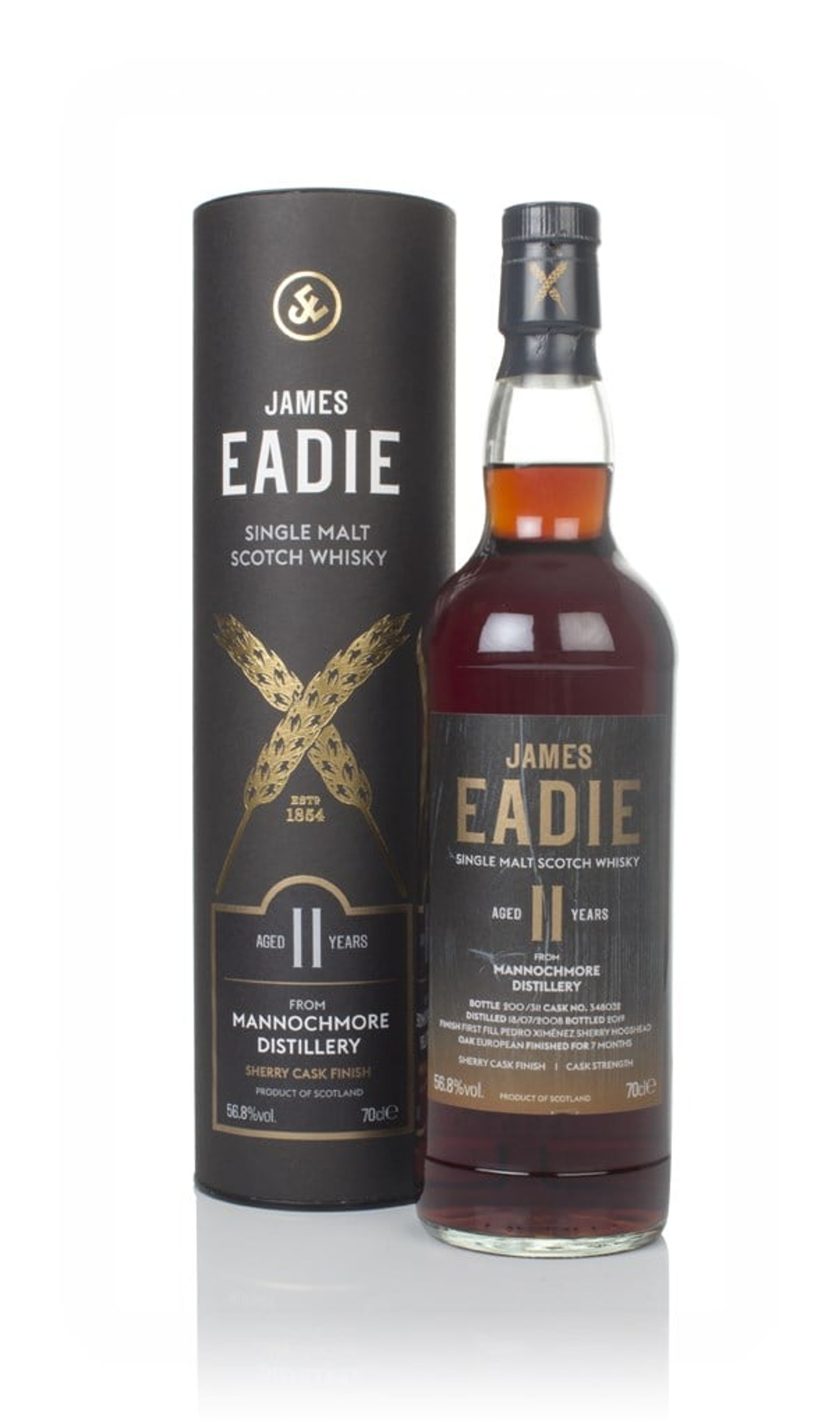 Mannochmore 11 Year Old 2008 (cask 348032) - James Eadie 70cl