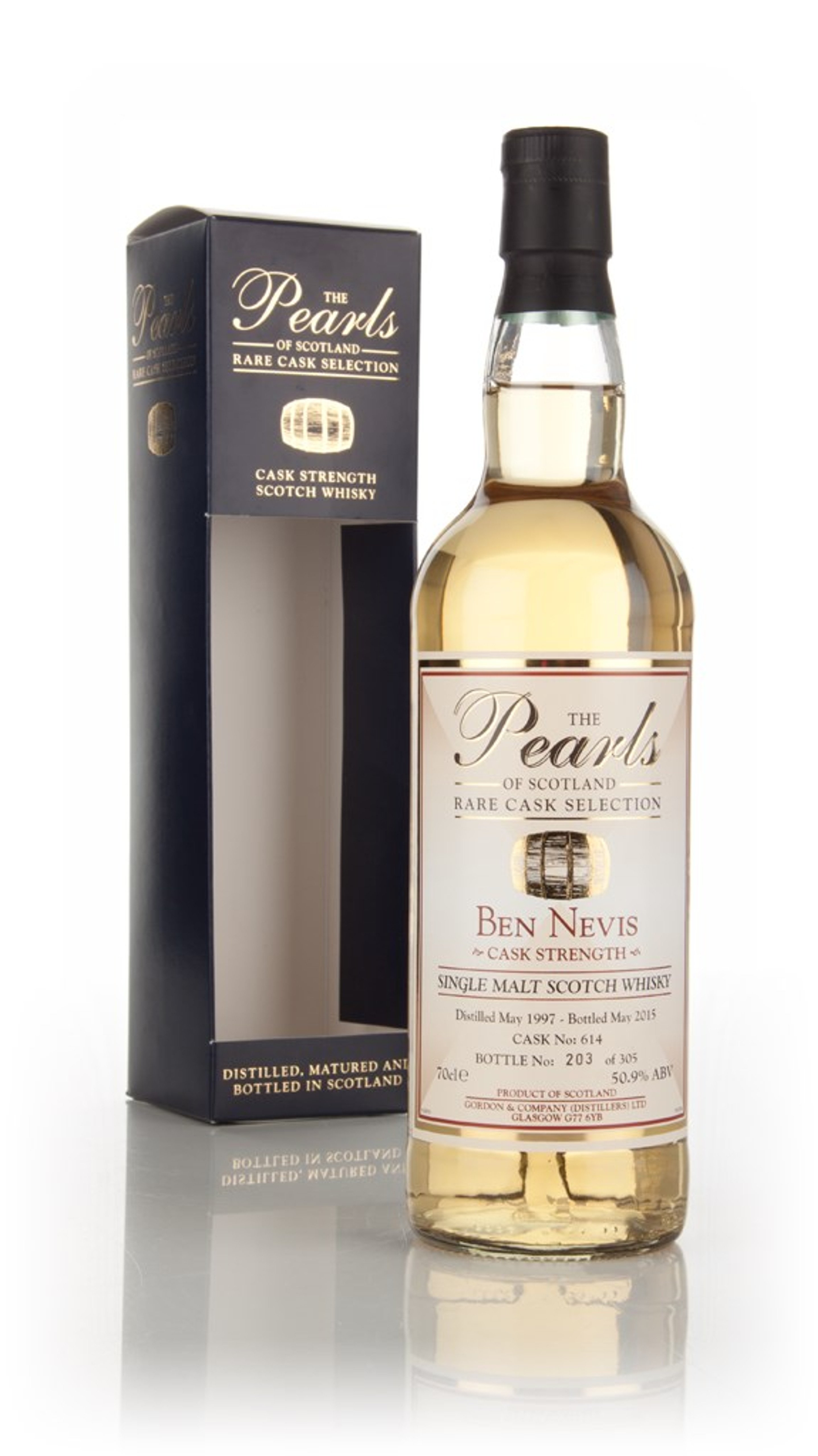 Ben Nevis 1997 (bottled 2015) (cask 614) - Pearls of Scotland (Gordon & Company) 70cl
